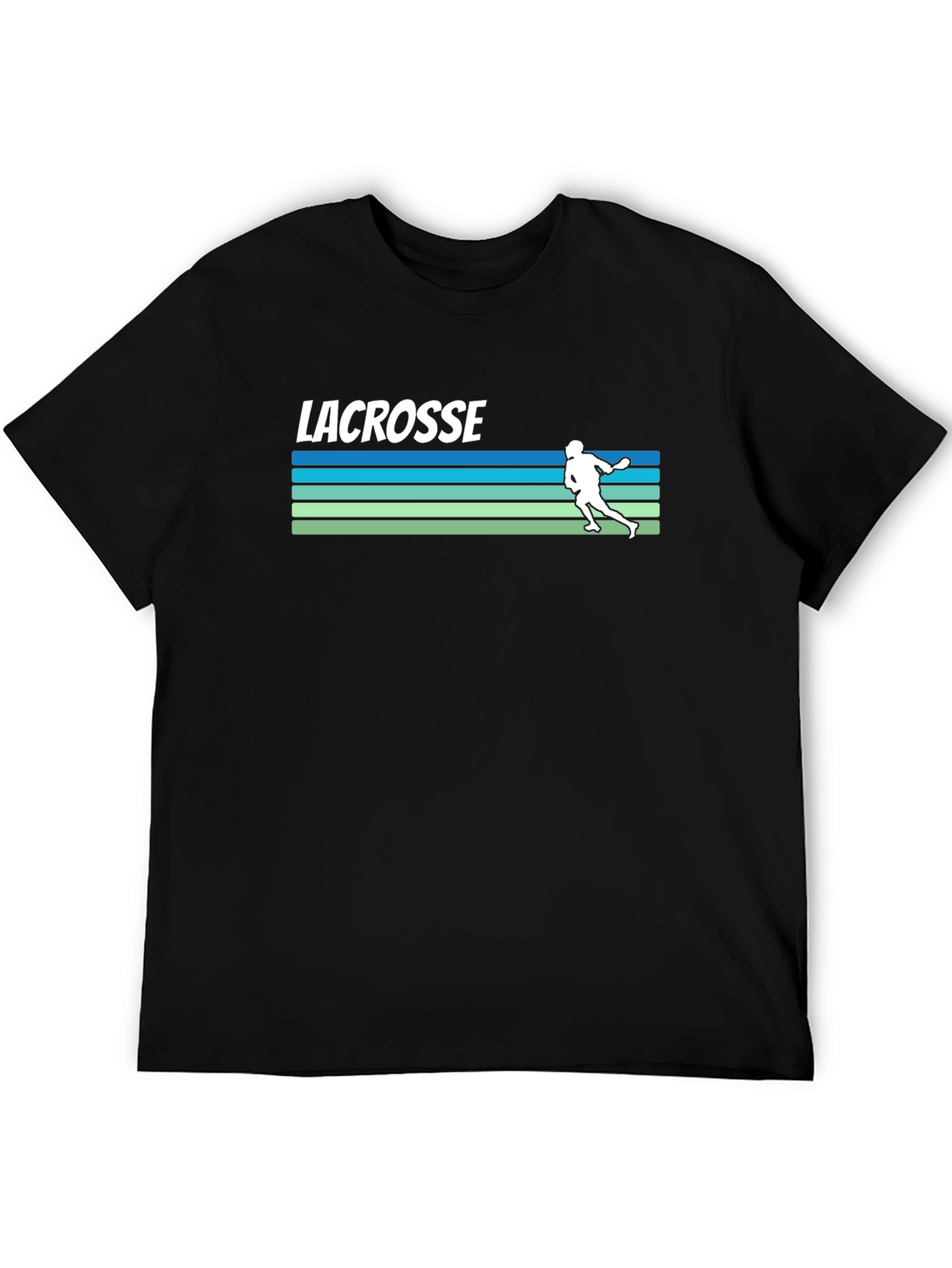 Lacrosse Graphic Tee - Black