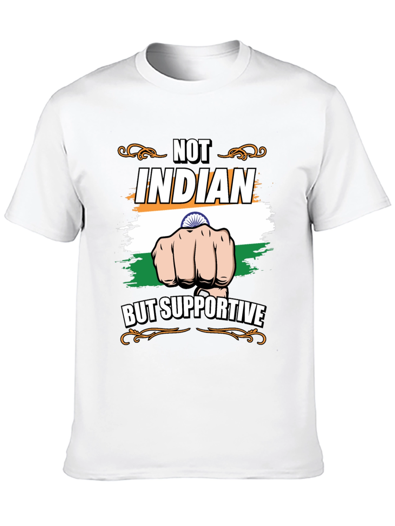Not Indian But Supportive T-Shirt