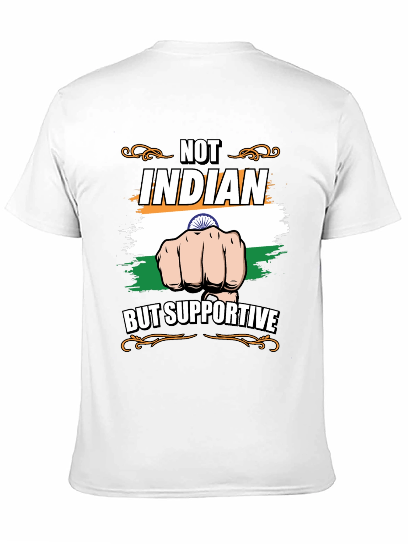 Not Indian But Supportive T-Shirt