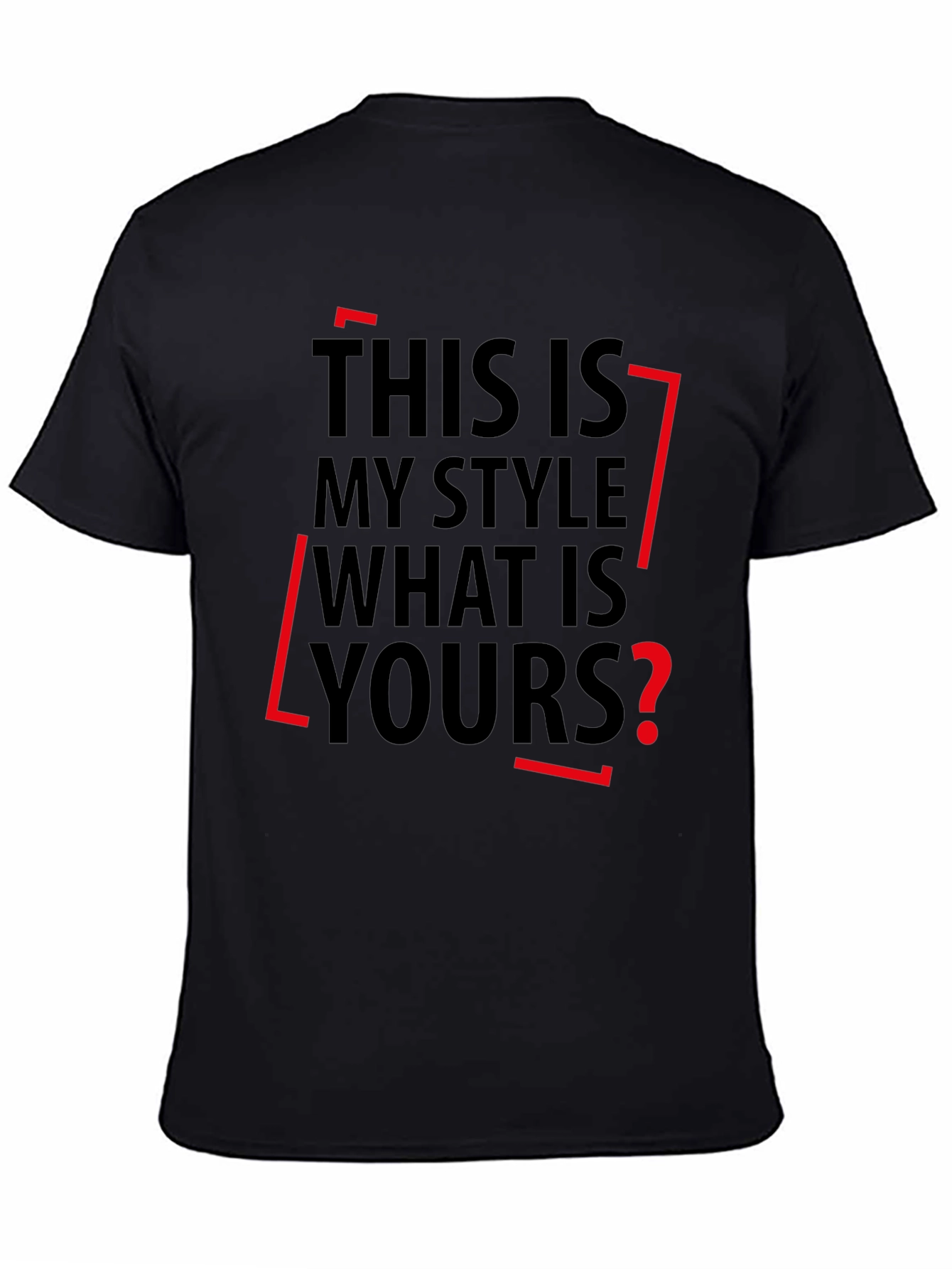 Stylish This Is My Style Graphic Print Tee