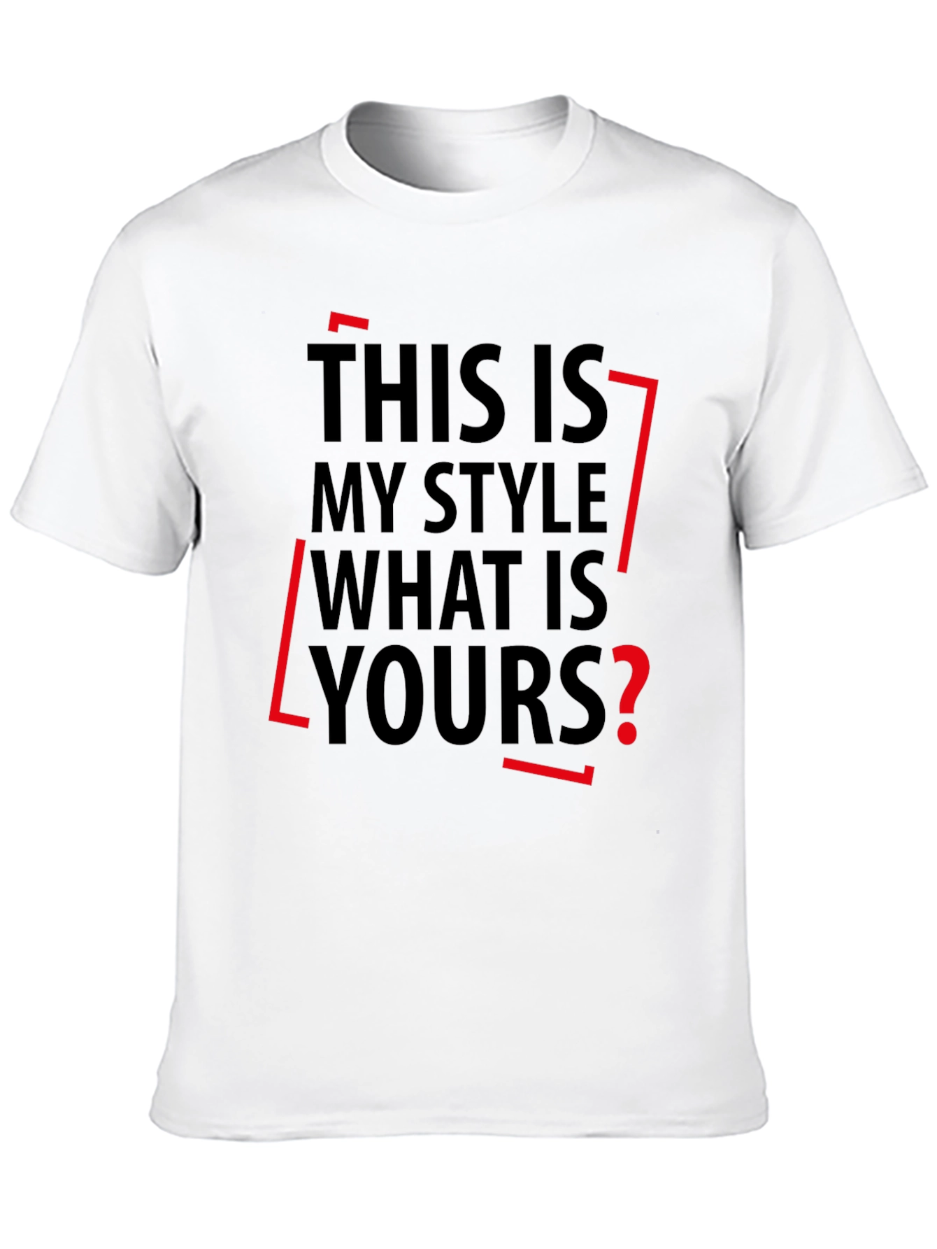 Stylish This Is My Style Graphic Print Tee