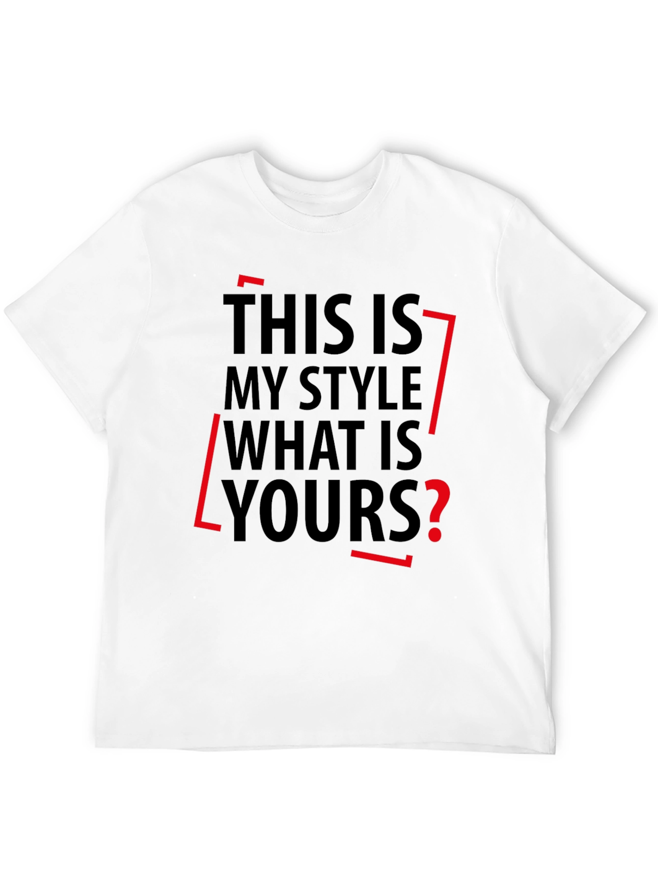 Stylish This Is My Style Graphic Print Tee