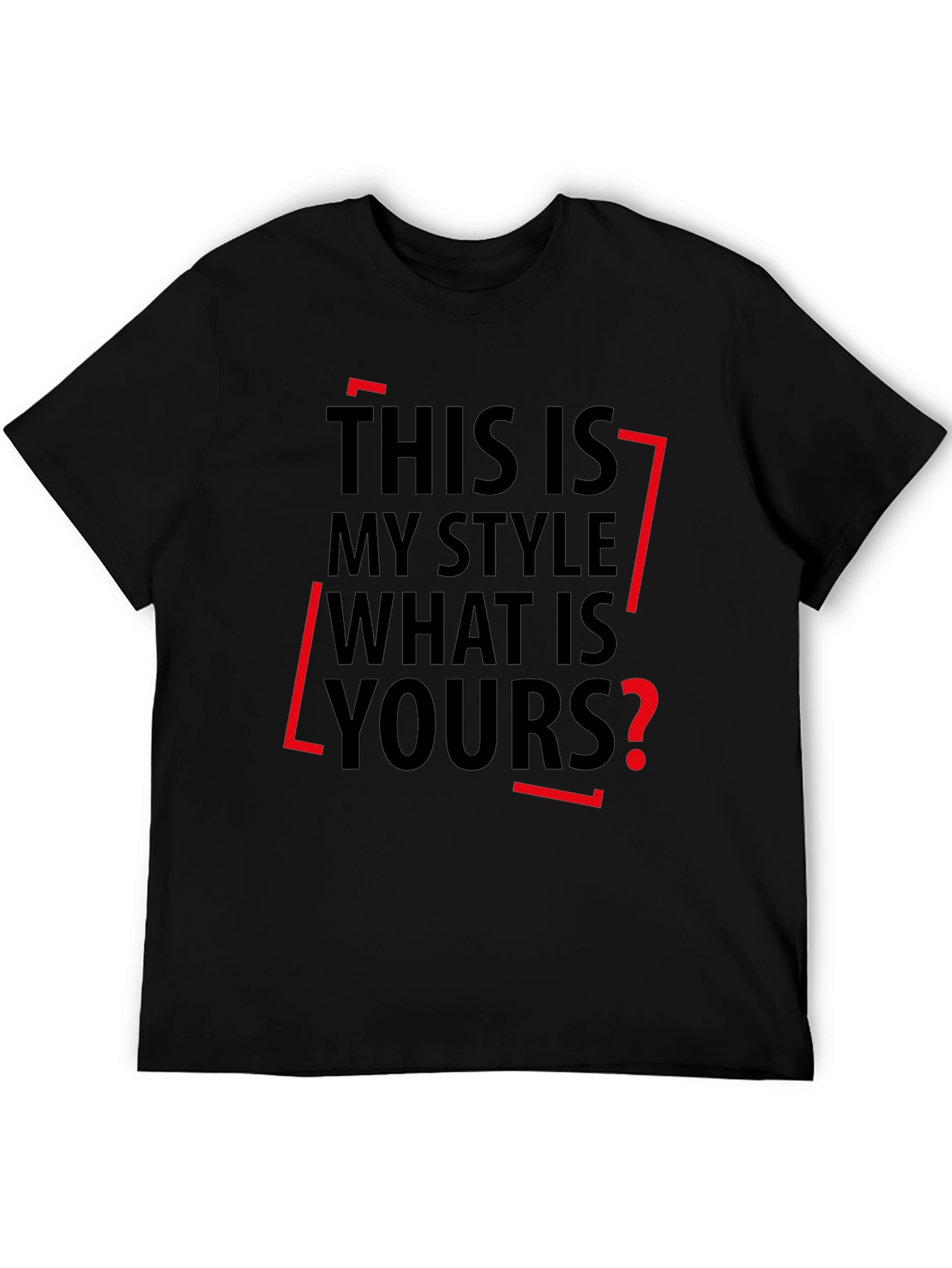 Stylish This Is My Style Graphic Print Tee