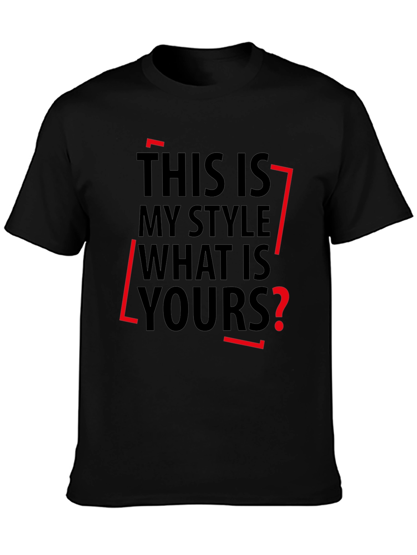 Stylish This Is My Style Graphic Print Tee
