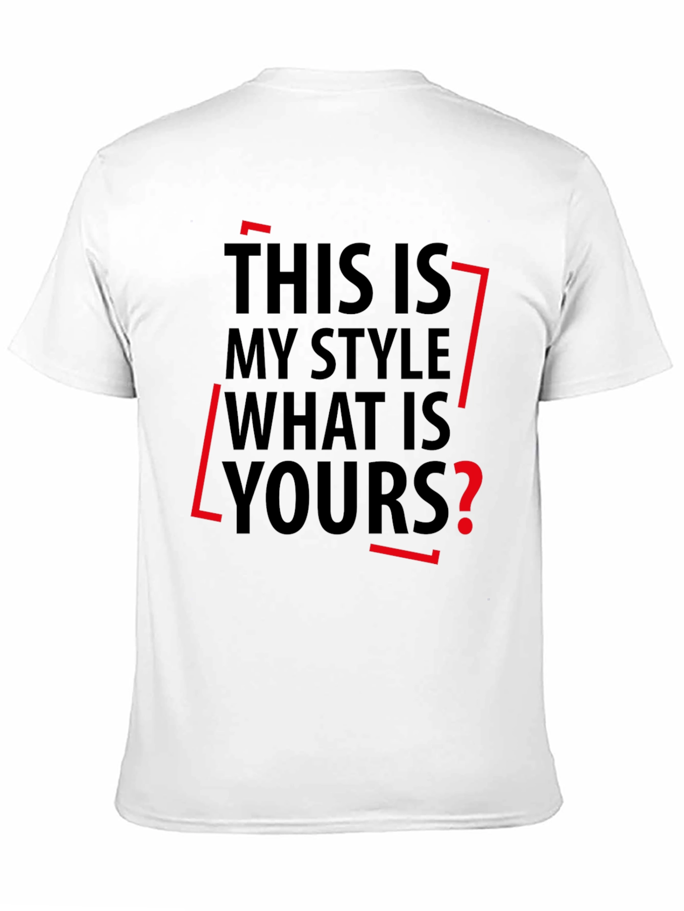 Stylish This Is My Style Graphic Print Tee