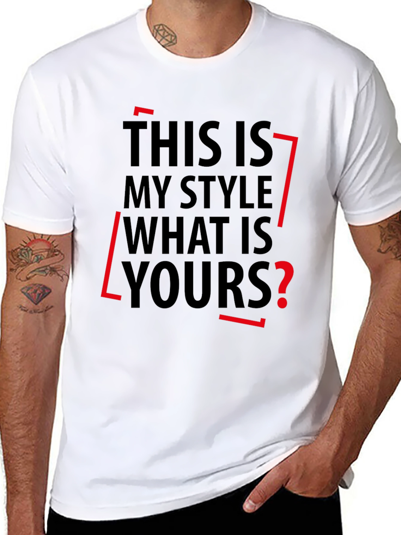 Stylish This Is My Style Graphic Print Tee