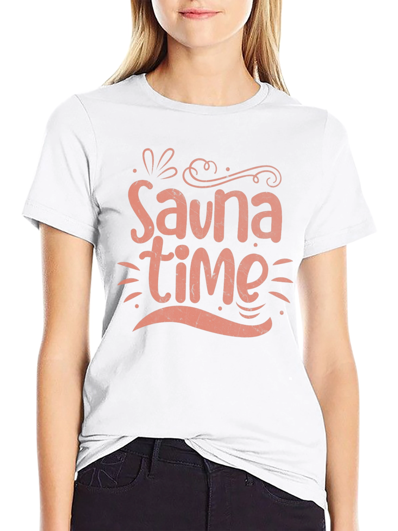 Sauna Time Graphic Tee - Relax in Style