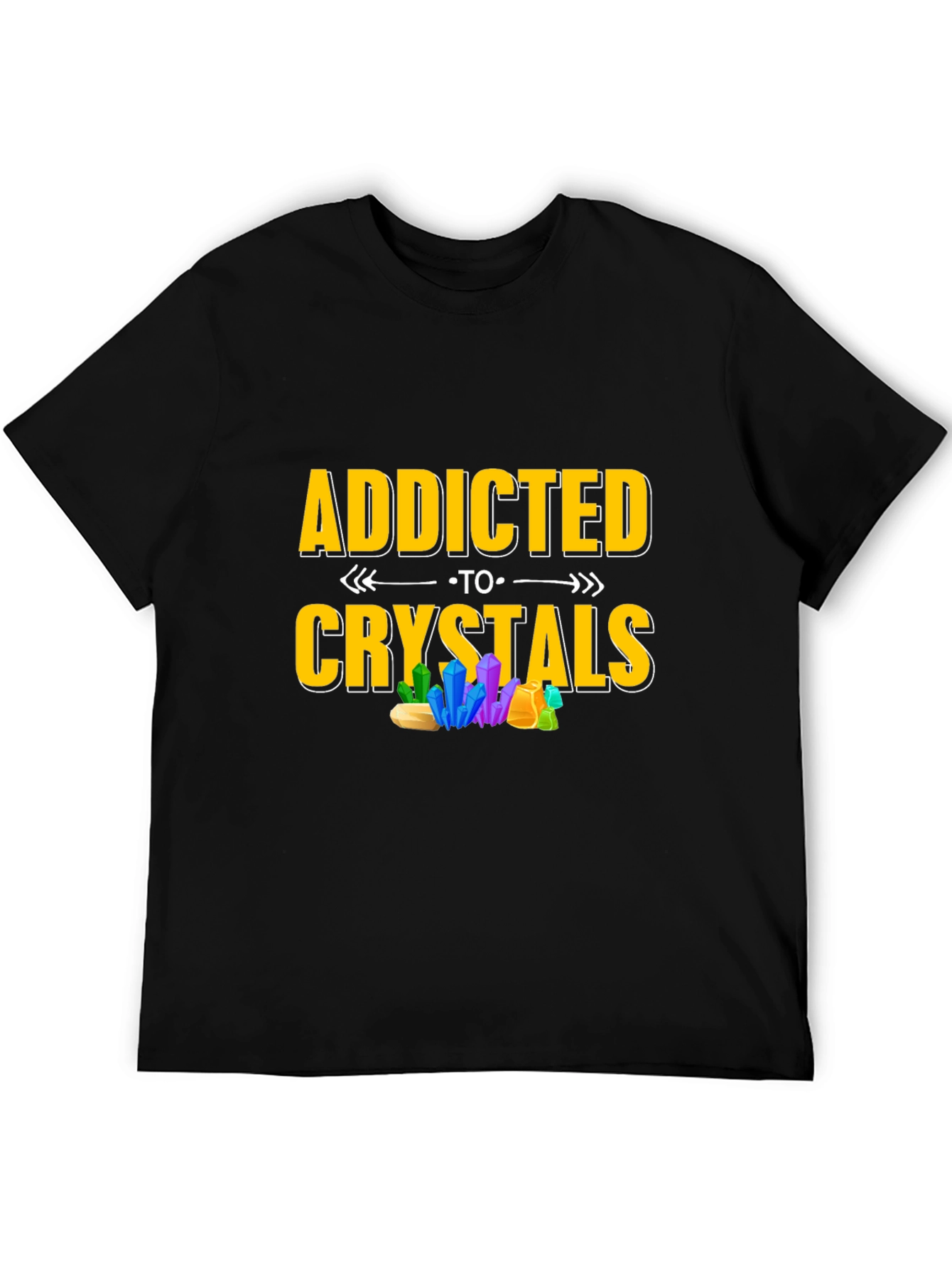 Addicted to Crystals Graphic T-Shirt