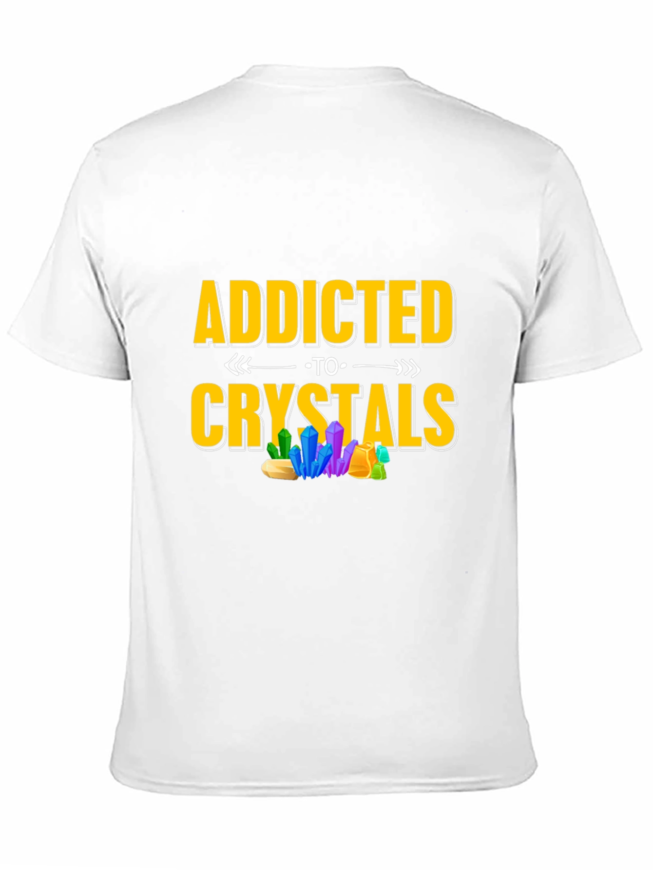 Addicted to Crystals Graphic T-Shirt