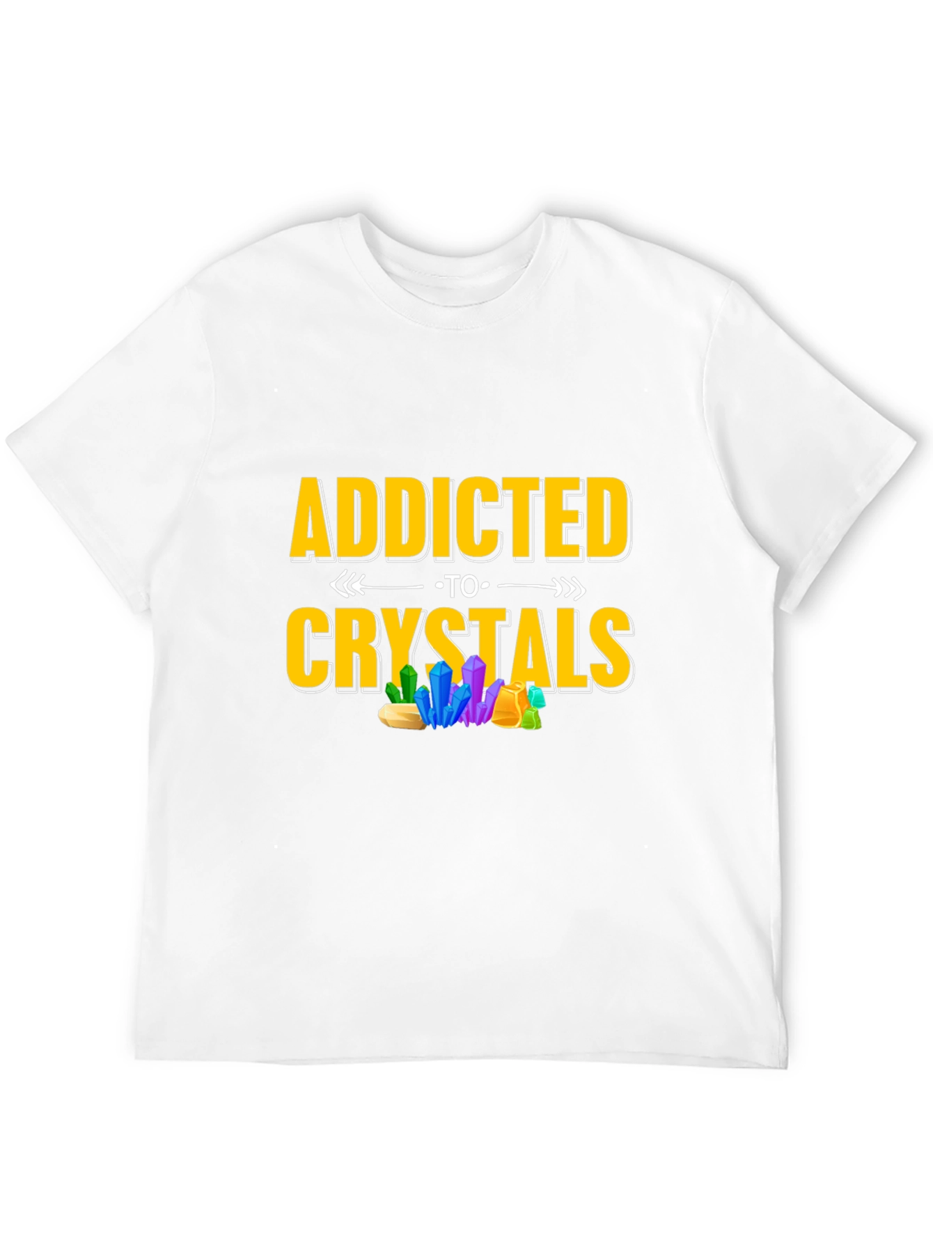 Addicted to Crystals Graphic T-Shirt