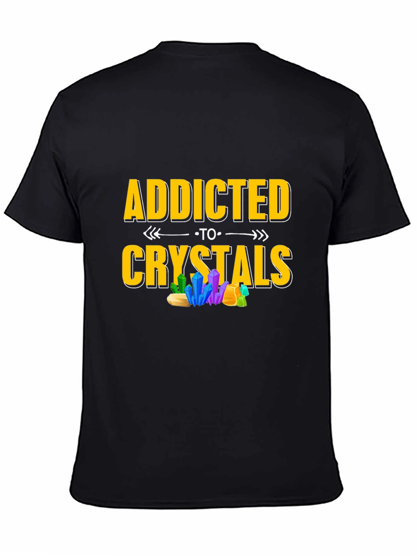 Addicted to Crystals Graphic T-Shirt
