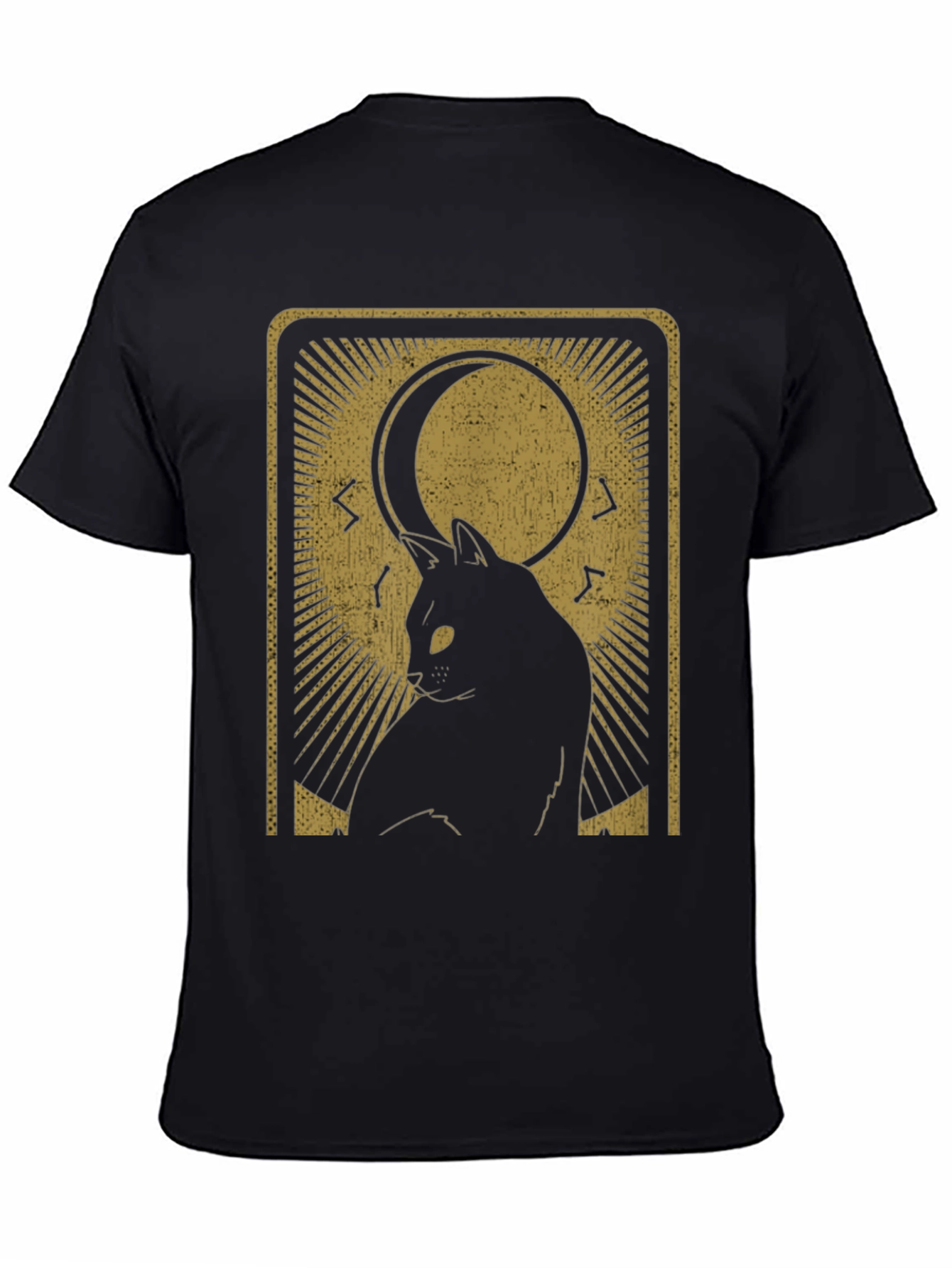 Mystic Cat Tarot Card Graphic T-Shirt