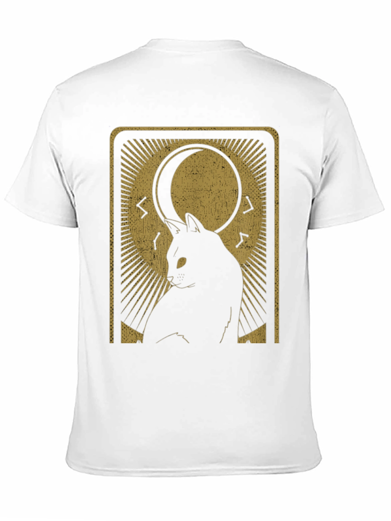 Mystic Cat Tarot Card Graphic T-Shirt