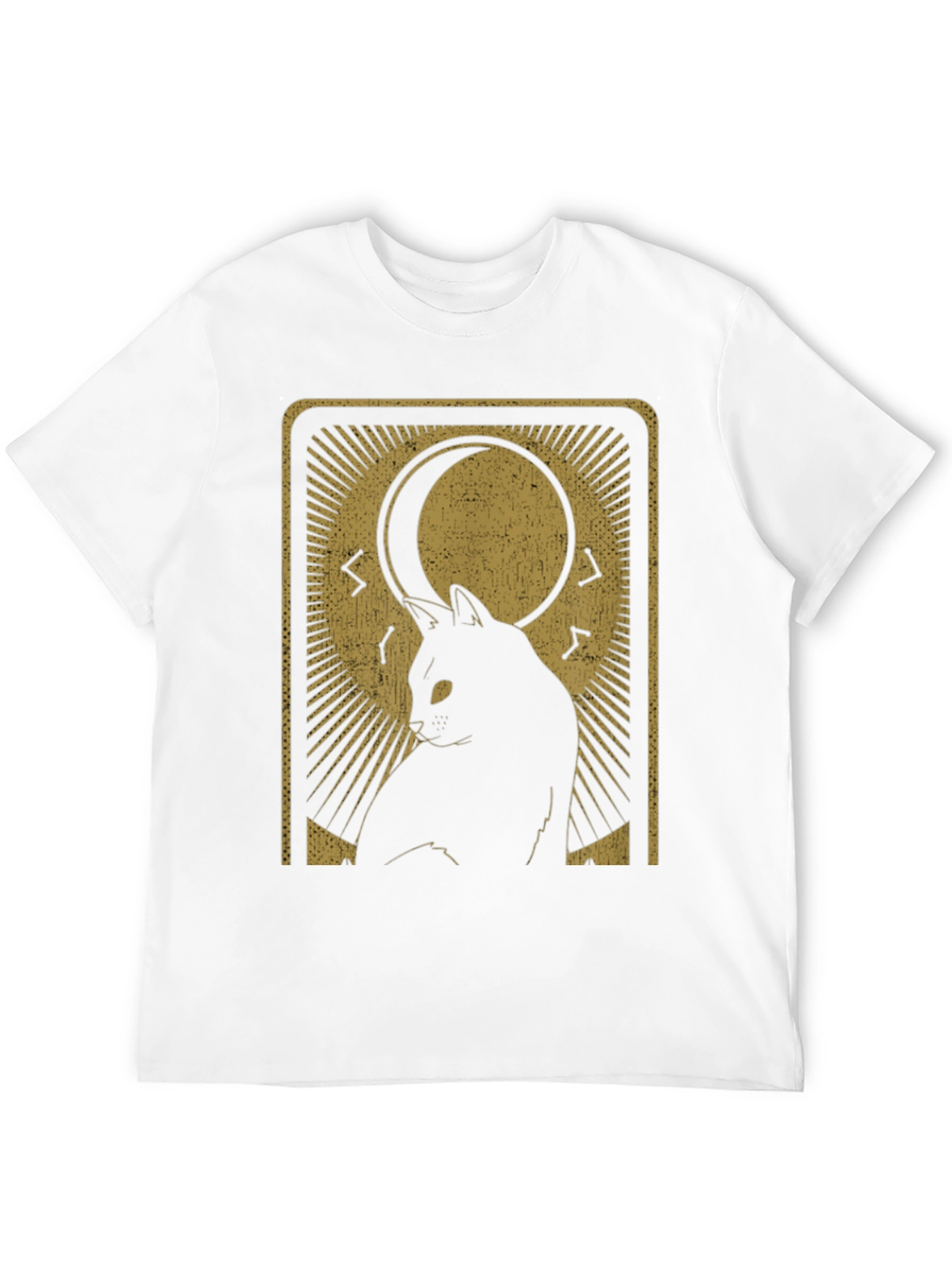 Mystic Cat Tarot Card Graphic T-Shirt