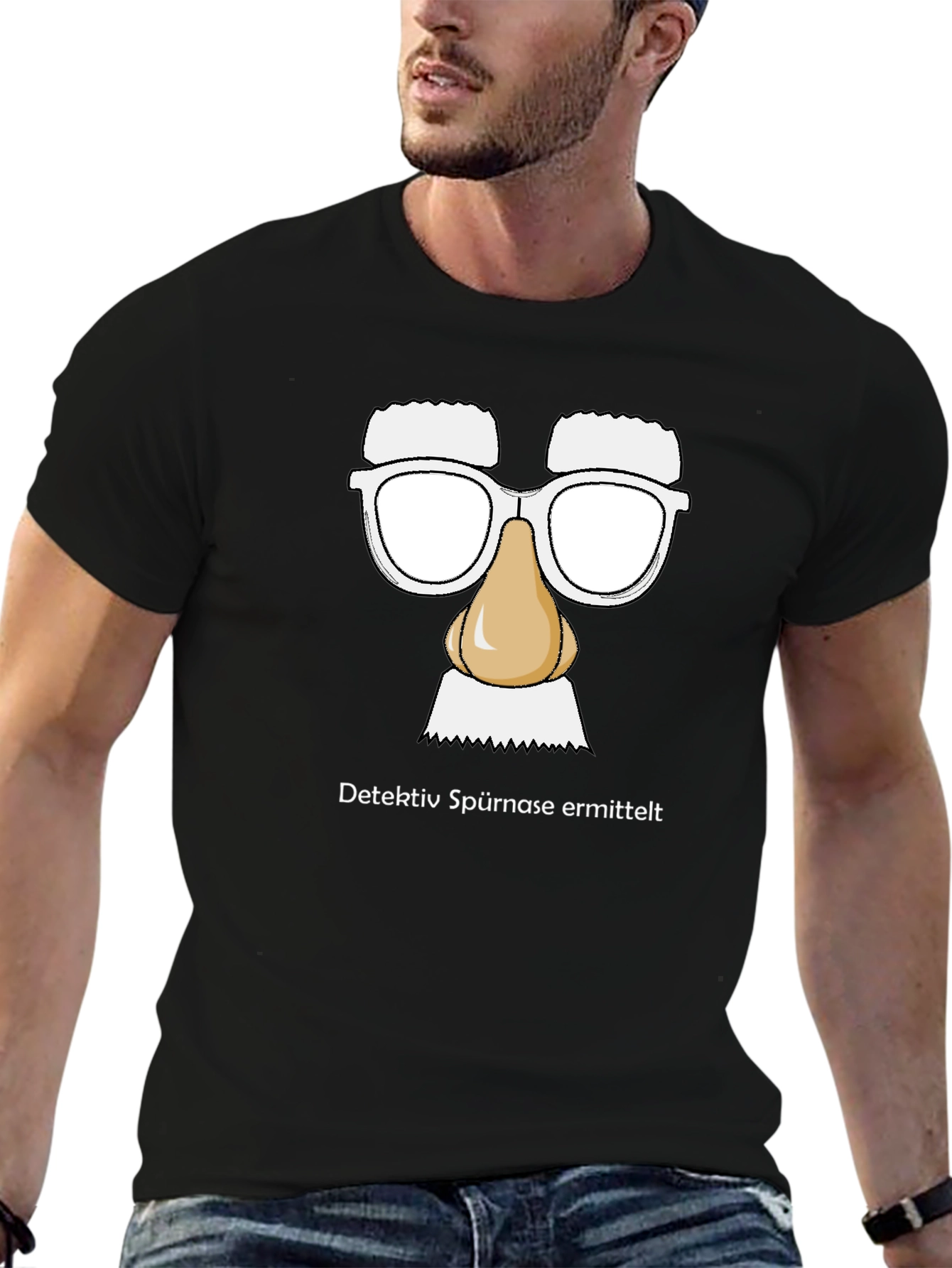 Detective Nose T-Shirt - Funny Graphic Tee
