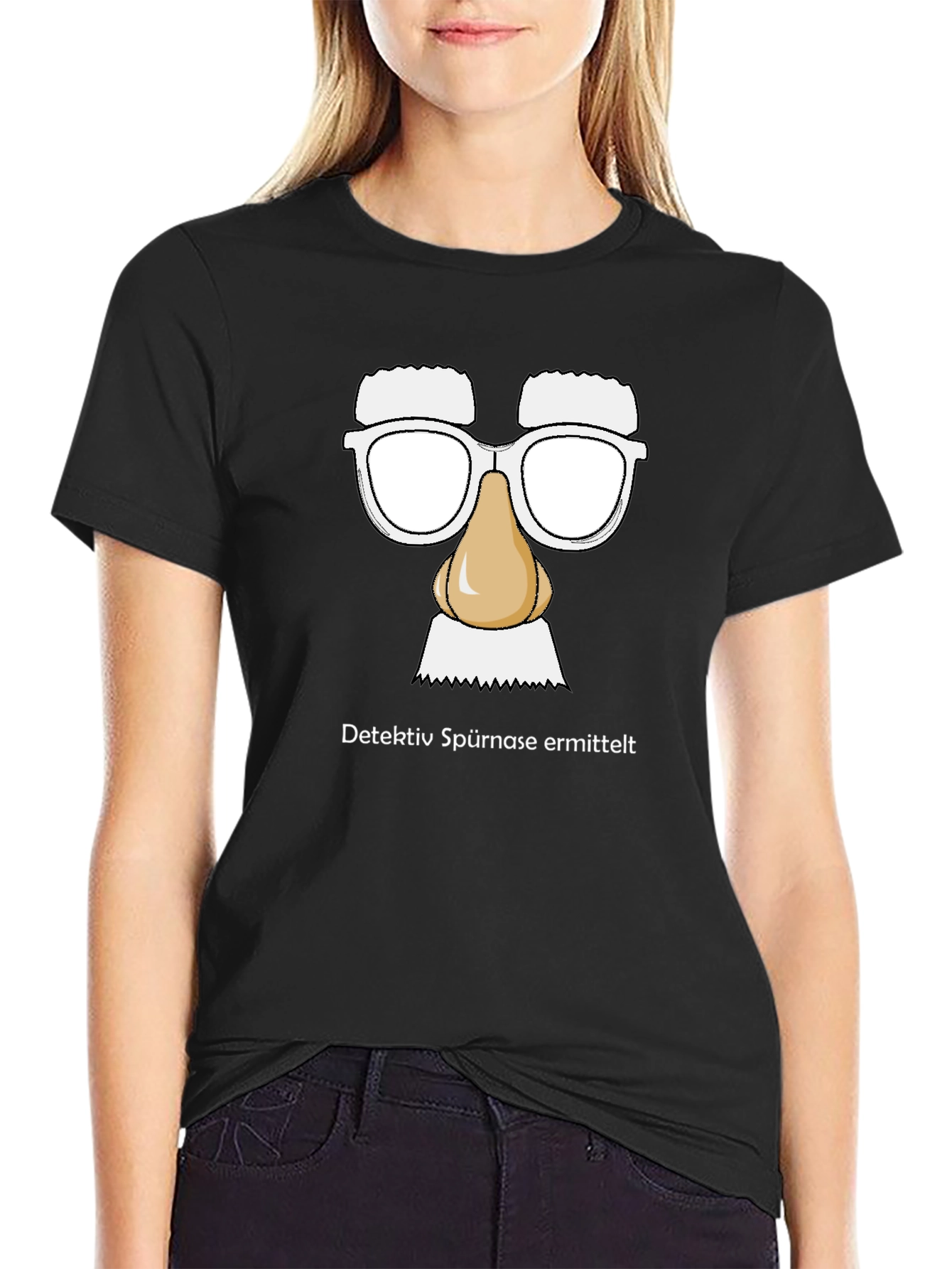 Detective Nose T-Shirt - Funny Graphic Tee