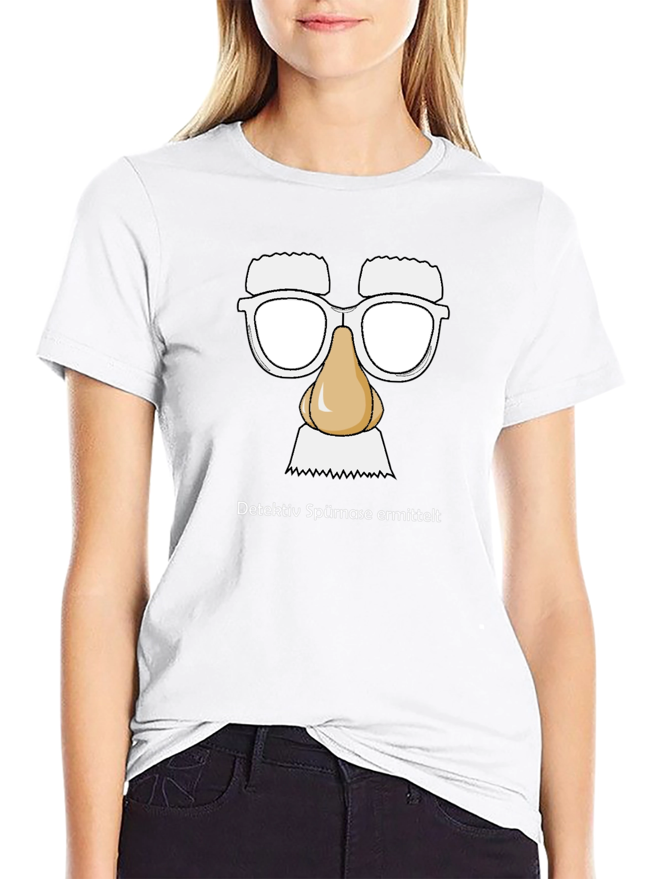 Detective Nose T-Shirt - Funny Graphic Tee