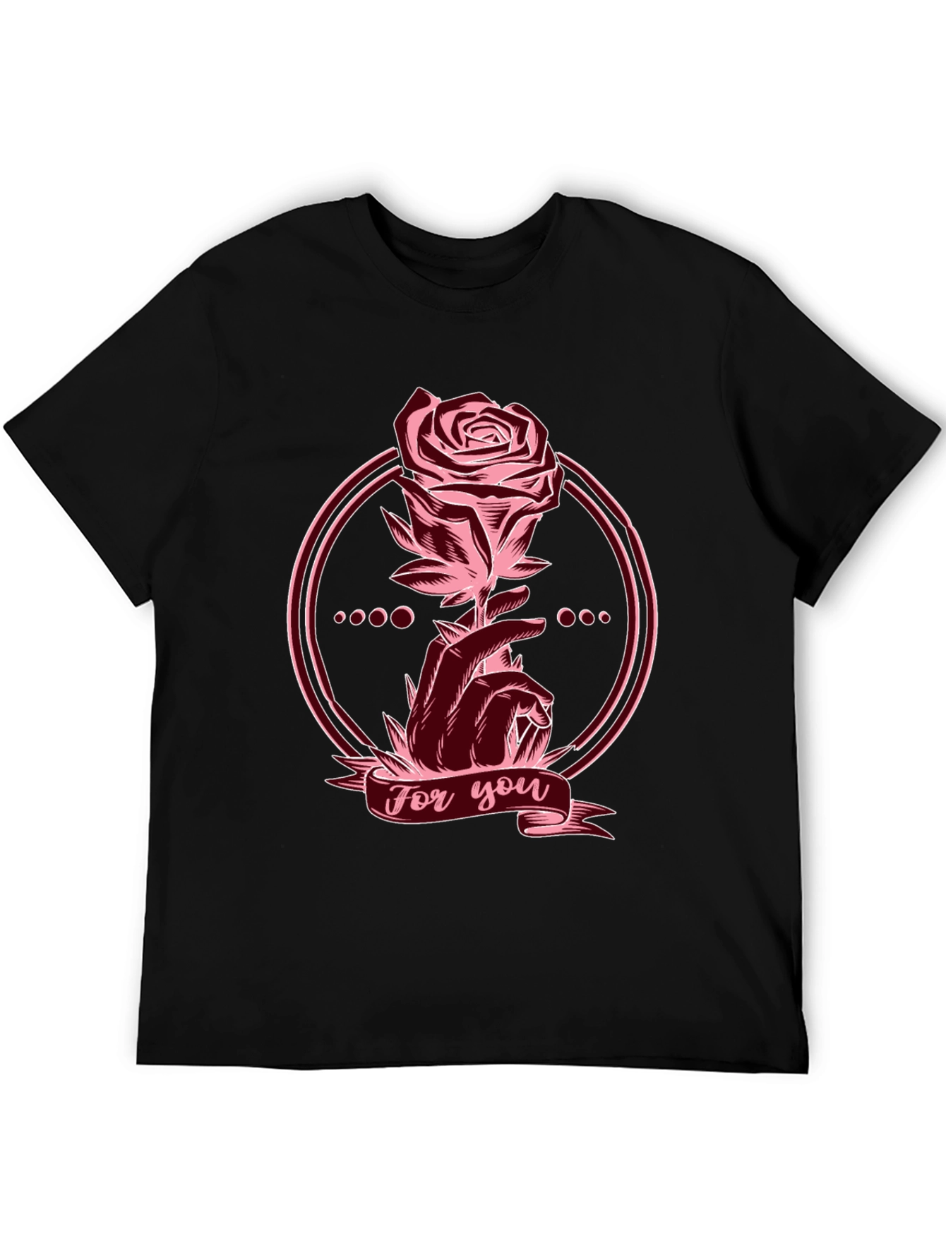 Rose Graphic Tee - For You Statement Shirt