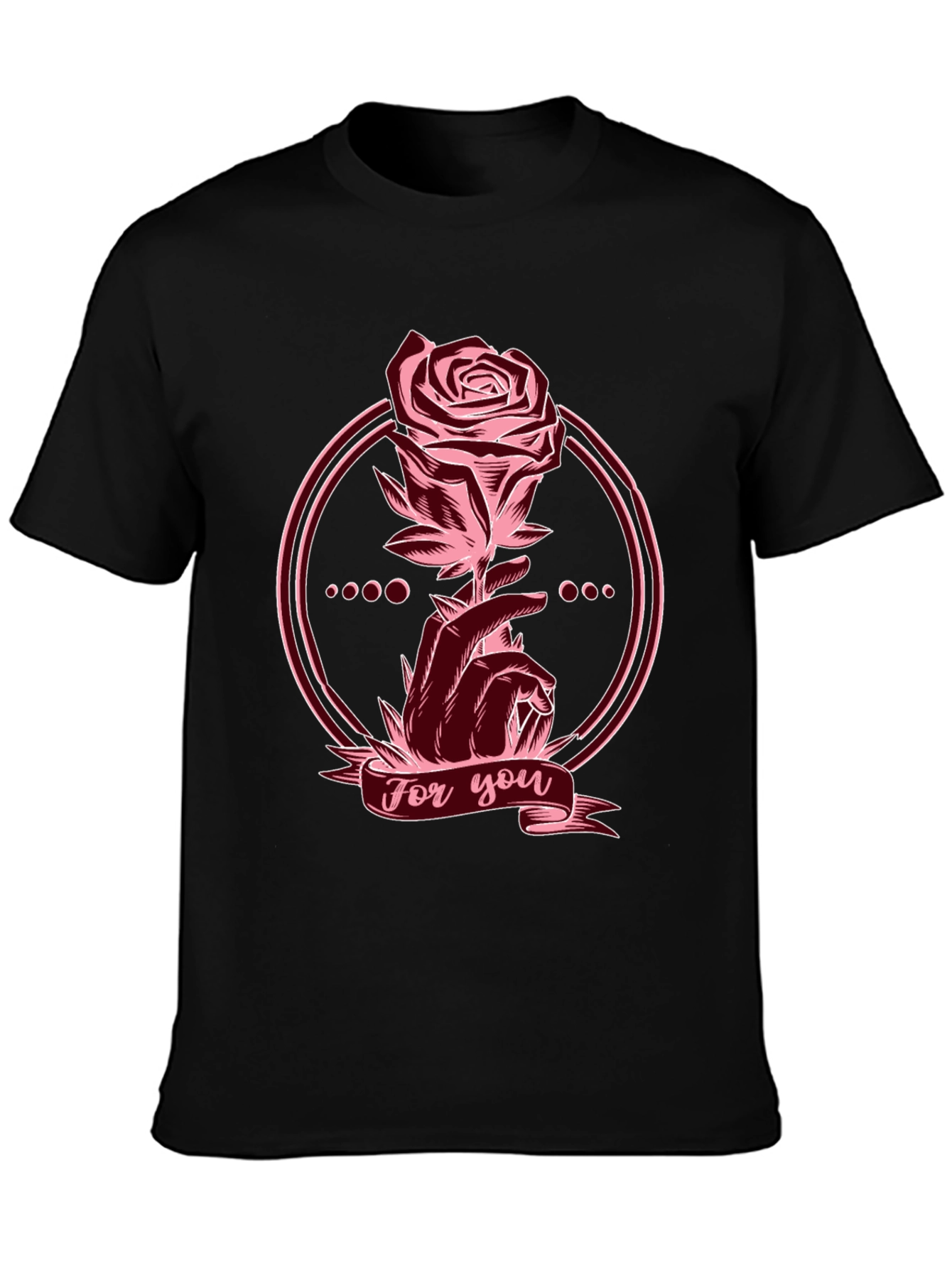 Rose Graphic Tee - For You Statement Shirt