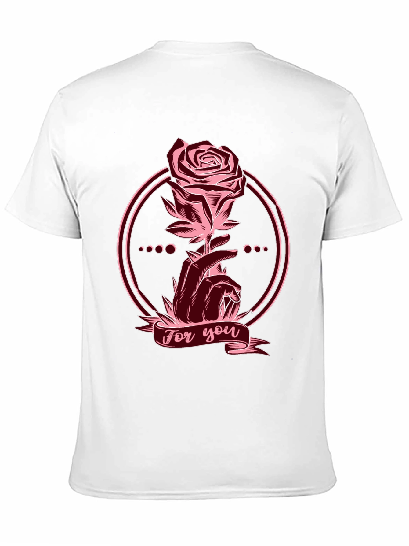 Rose Graphic Tee - For You Statement Shirt