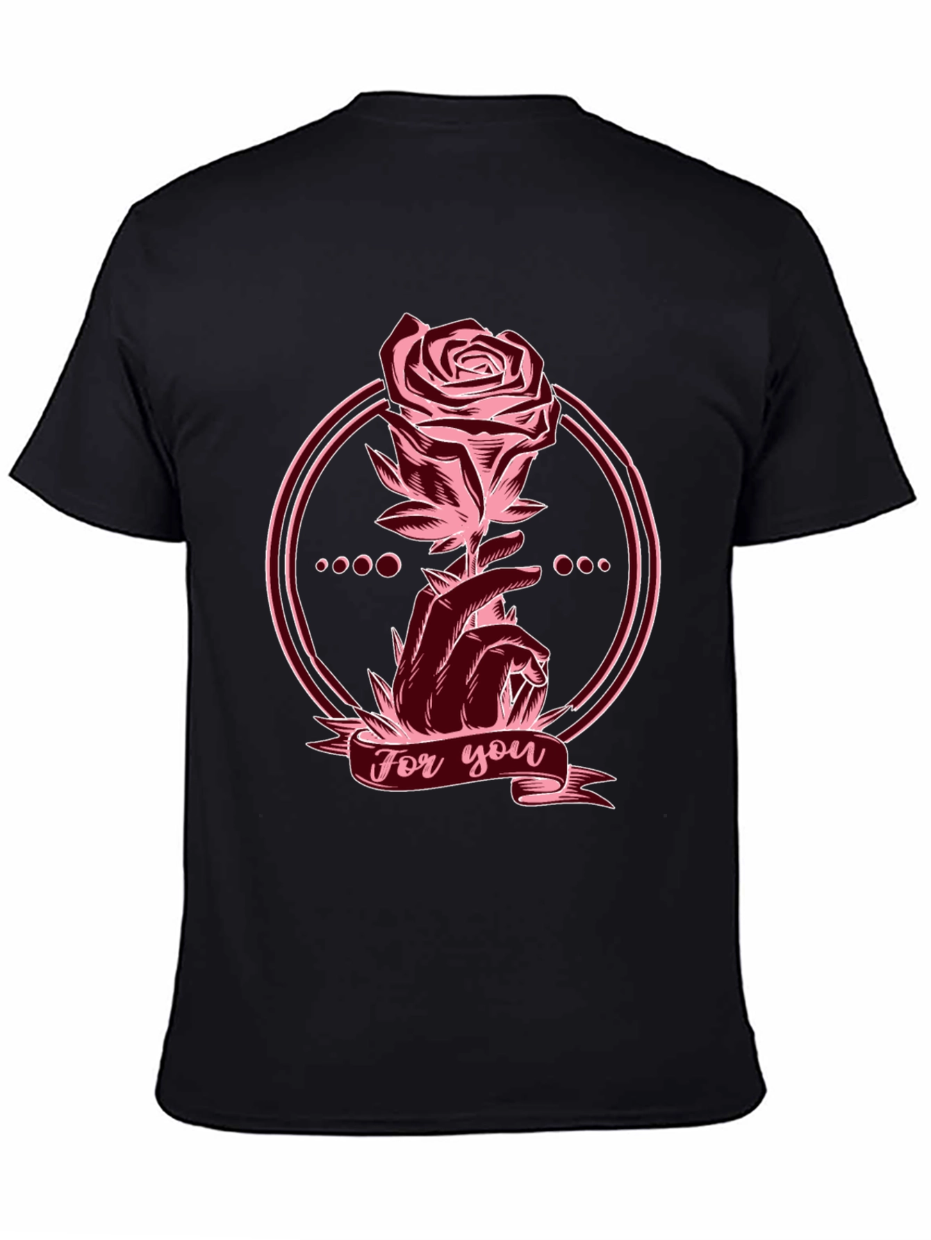 Rose Graphic Tee - For You Statement Shirt
