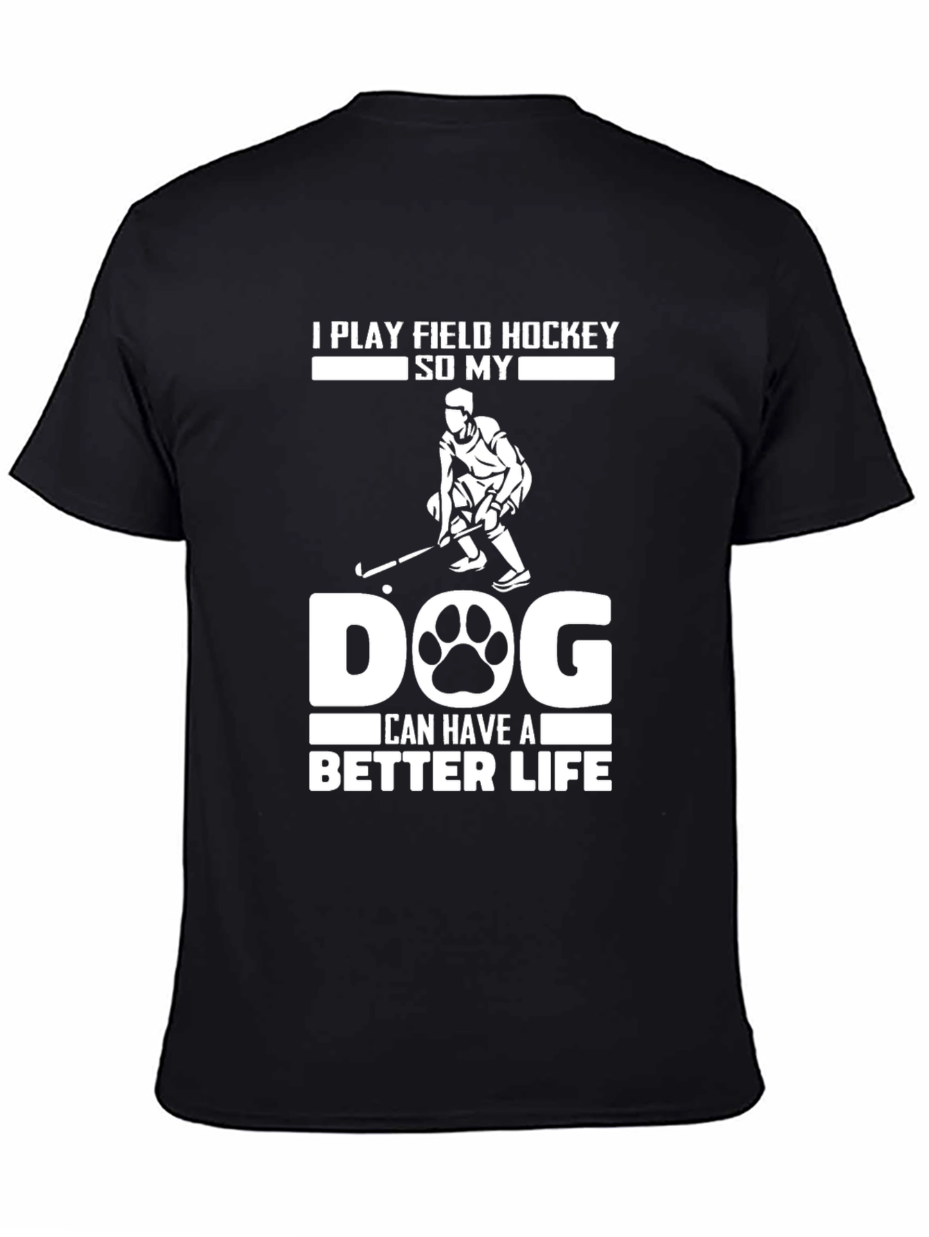 Field Hockey Dog Lover T-Shirt
