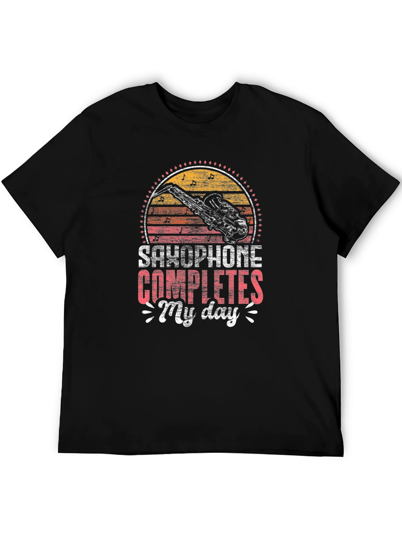 Saxophone Completes My Day Graphic T-Shirt