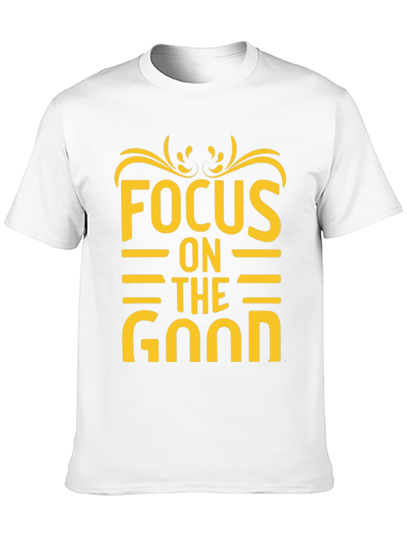 Focus on the Good Graphic Tee - Black