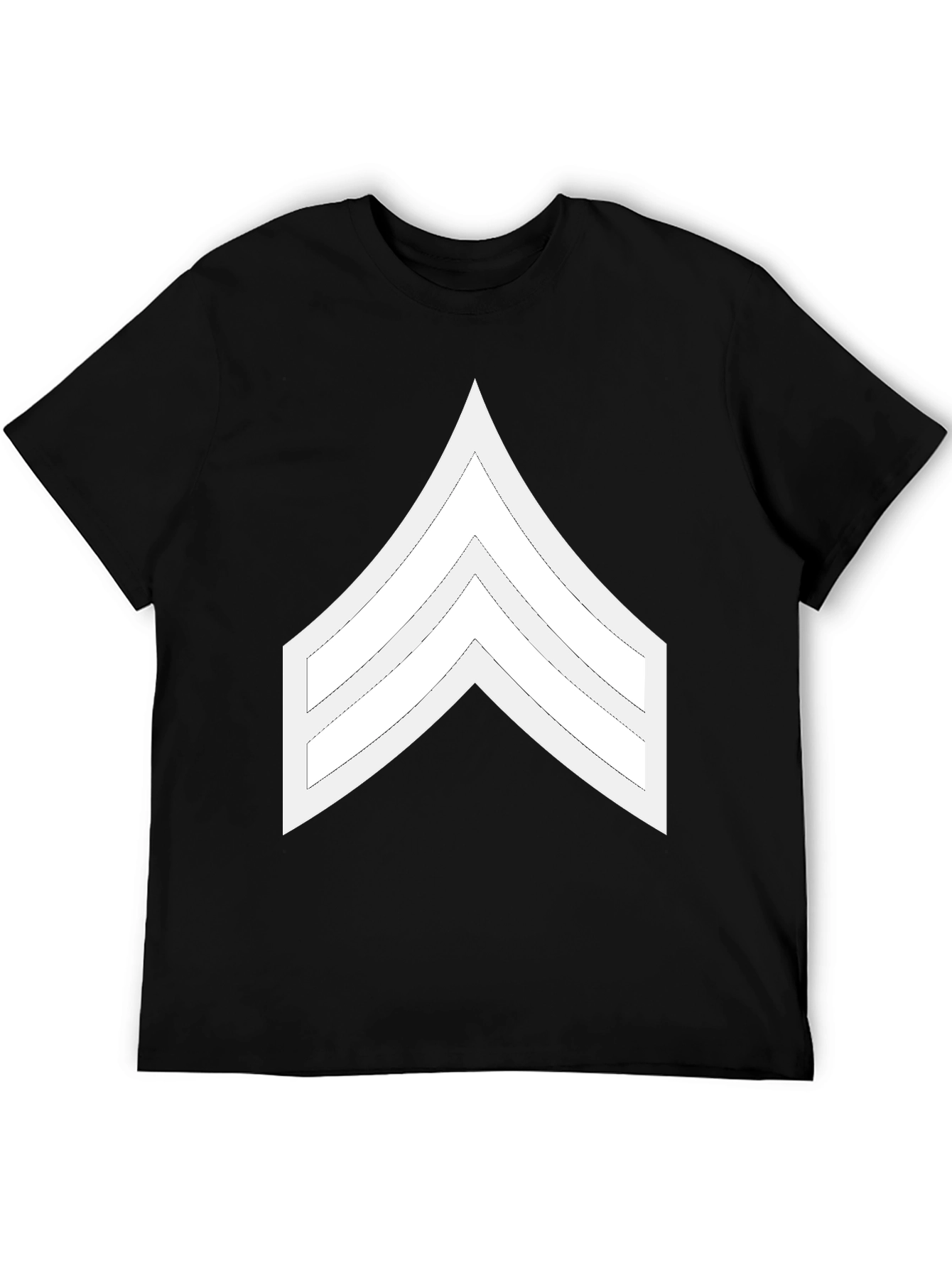 Sergeant Stripes Graphic T-Shirt - Military Pride Tee