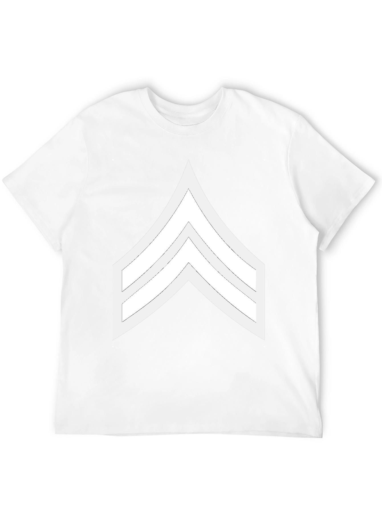Sergeant Stripes Graphic T-Shirt - Military Pride Tee