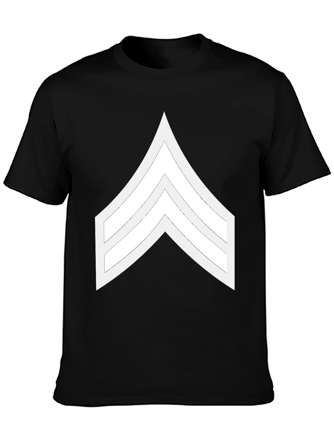 Sergeant Stripes Graphic T-Shirt - Military Pride Tee