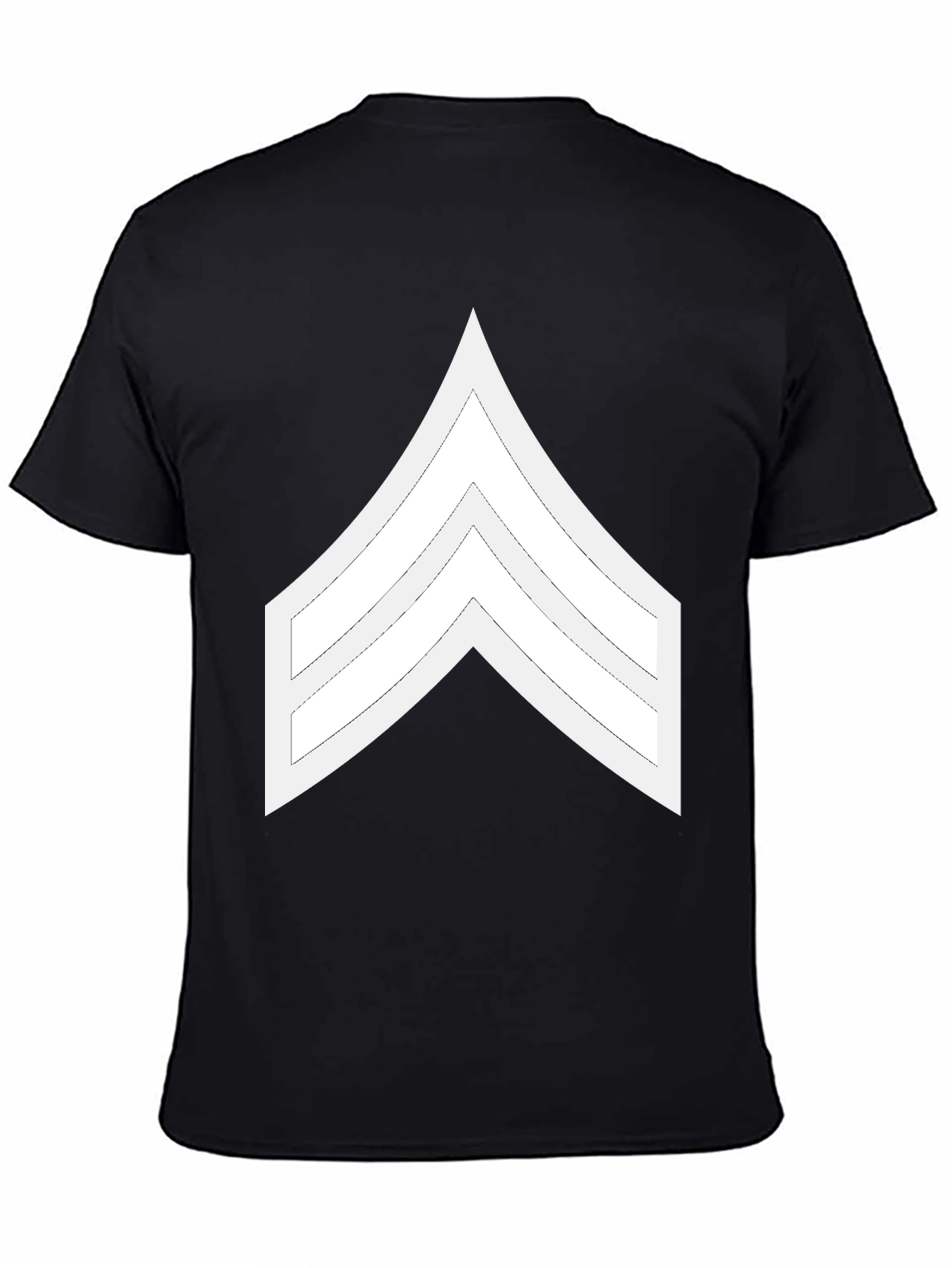Sergeant Stripes Graphic T-Shirt - Military Pride Tee