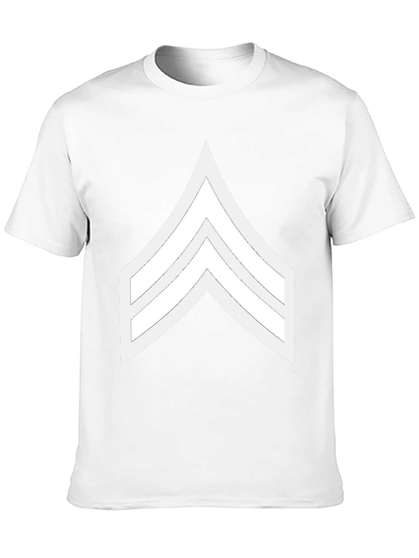 Sergeant Stripes Graphic T-Shirt - Military Pride Tee