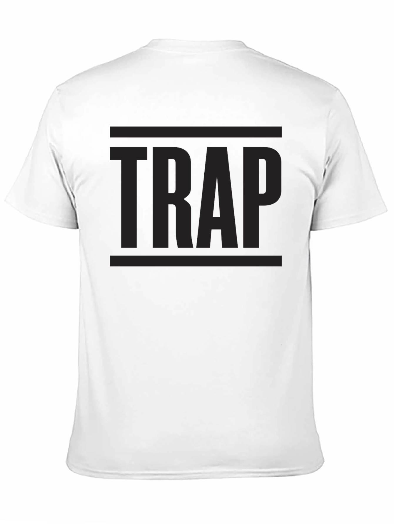 TRAP Graphic Tee - Urban Style Black T-Shirt
