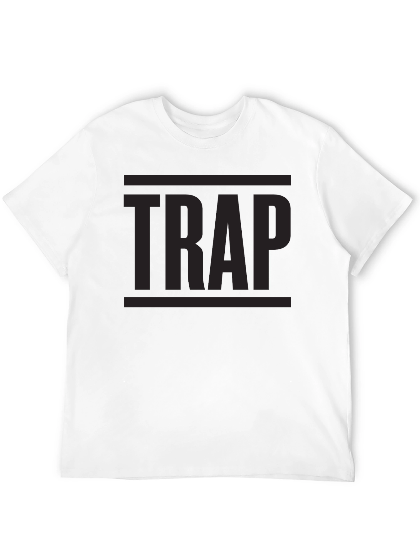TRAP Graphic Tee - Urban Style Black T-Shirt
