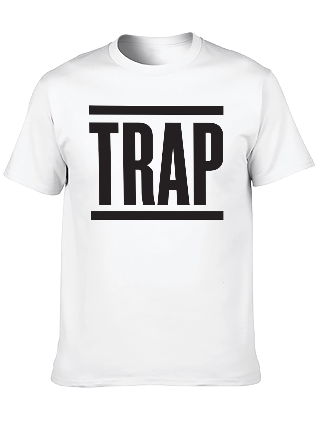 TRAP Graphic Tee - Urban Style Black T-Shirt