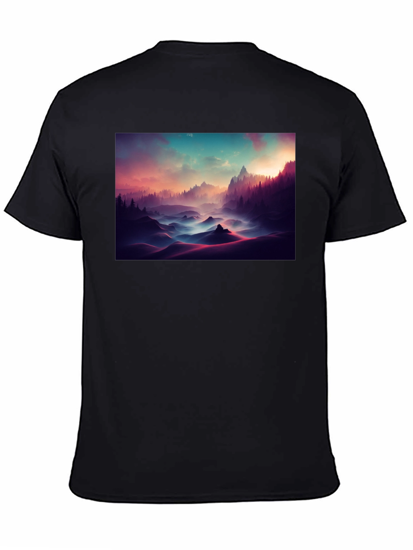 Mystic Landscape Graphic Tee - Soft Cotton Comfort