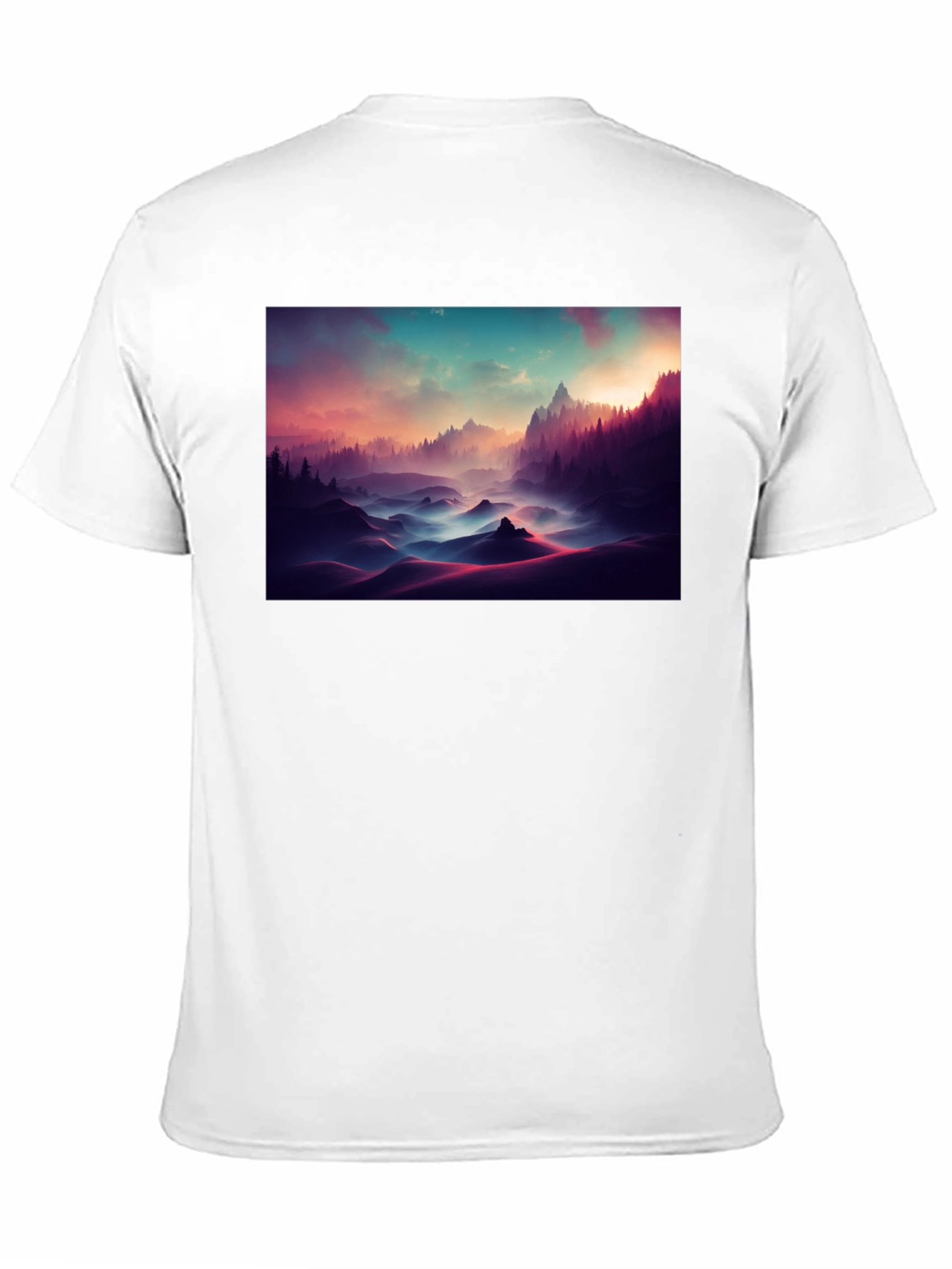 Mystic Landscape Graphic Tee - Soft Cotton Comfort