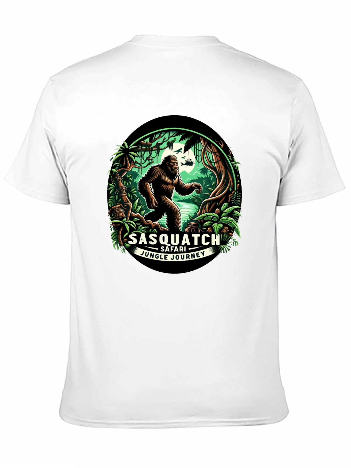 Sasquatch Safari T-Shirt - Jungle Adventure Tee