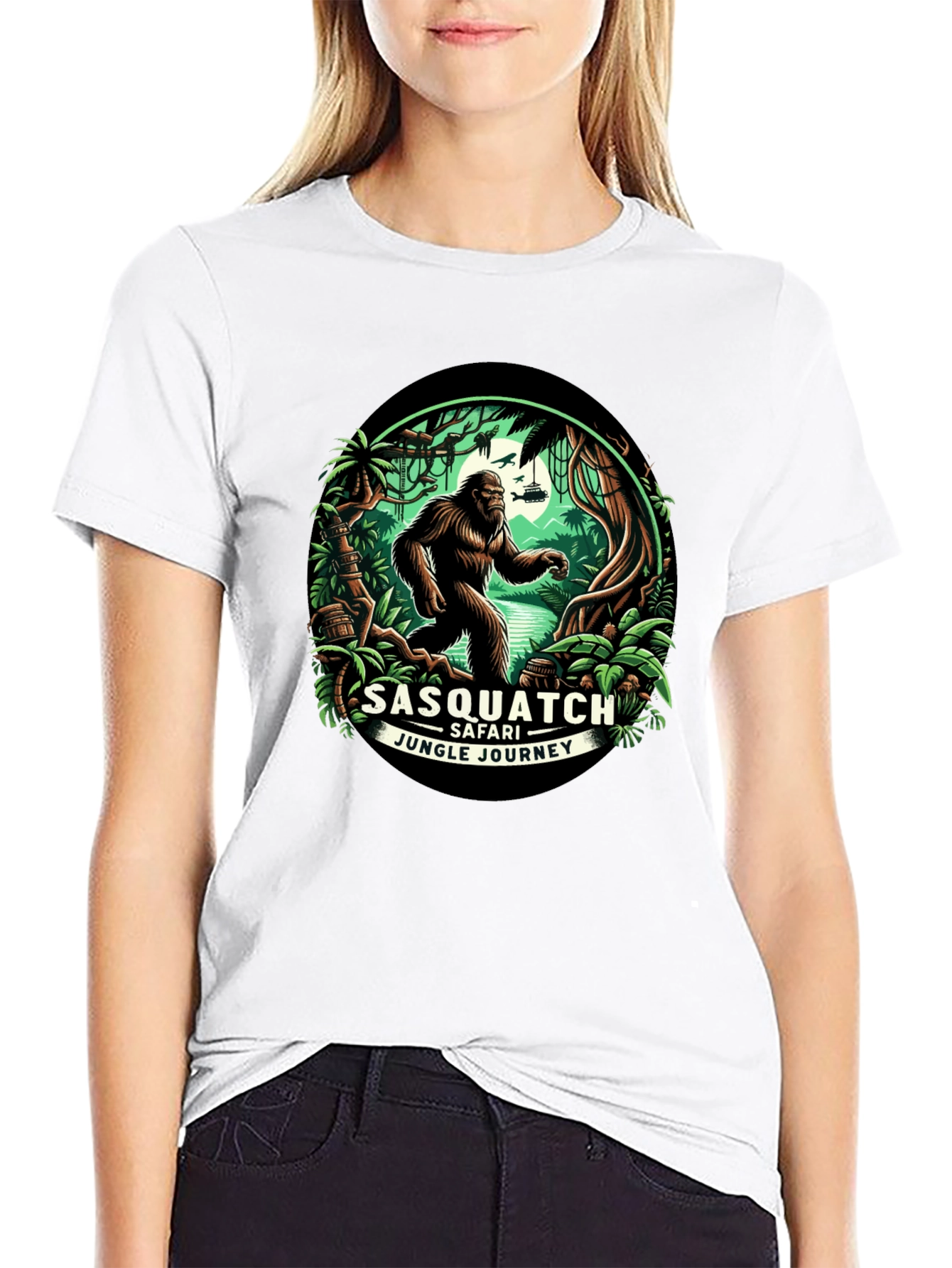 Sasquatch Safari T-Shirt - Jungle Adventure Tee