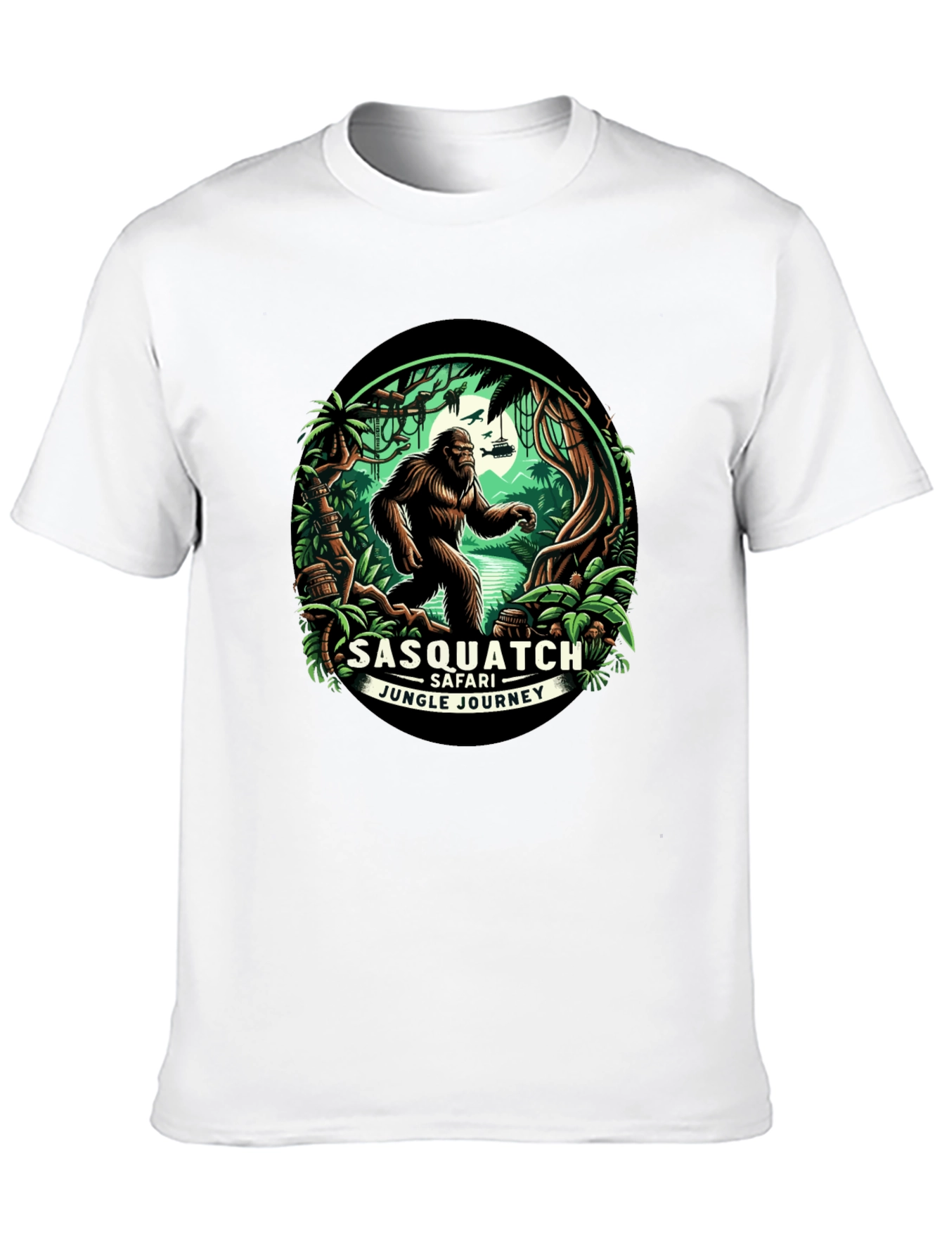 Sasquatch Safari T-Shirt - Jungle Adventure Tee