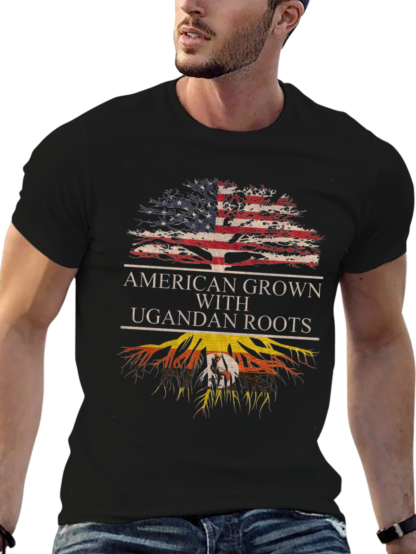 American Grown Ugandan Roots T-Shirt