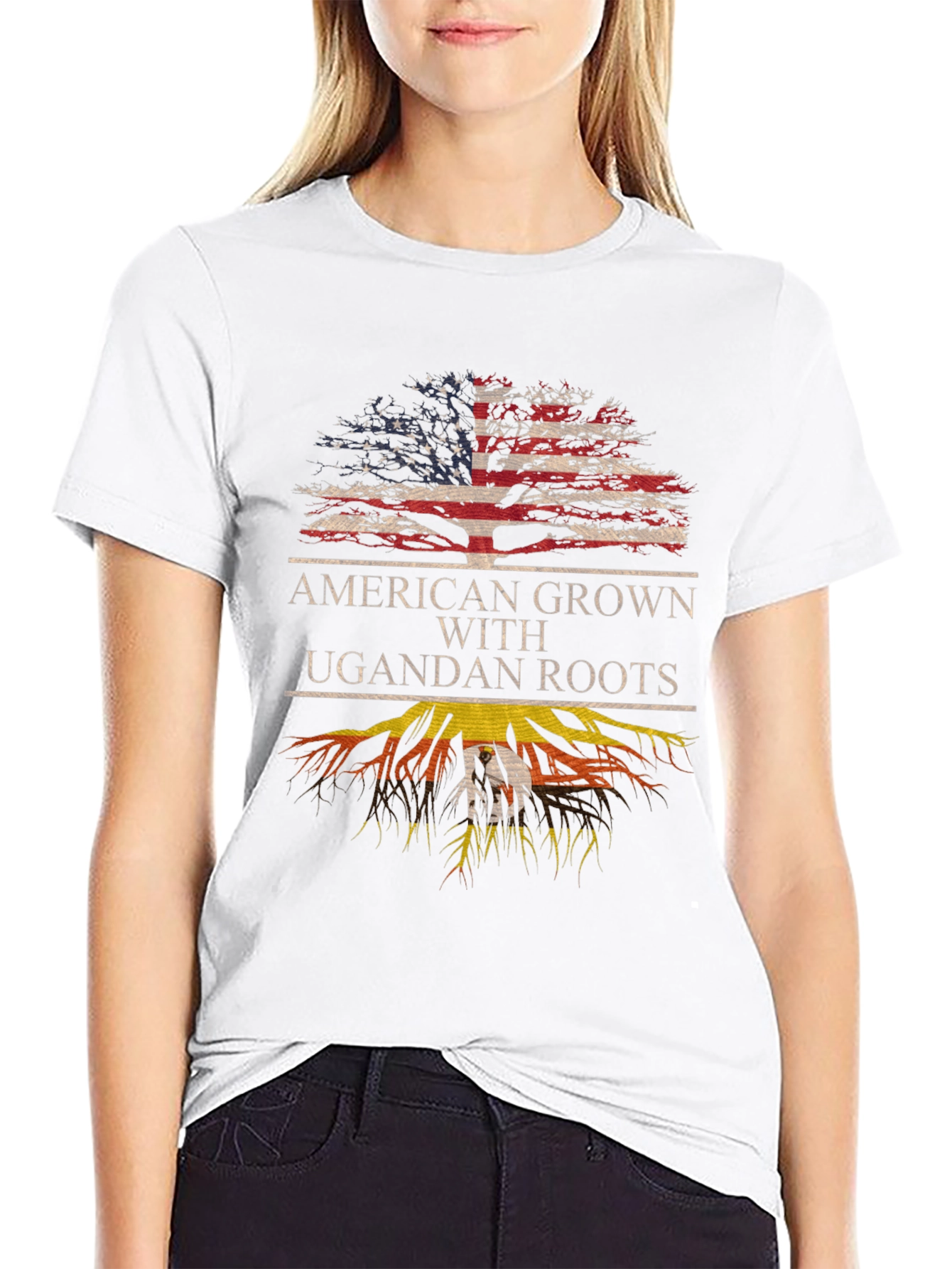 American Grown Ugandan Roots T-Shirt