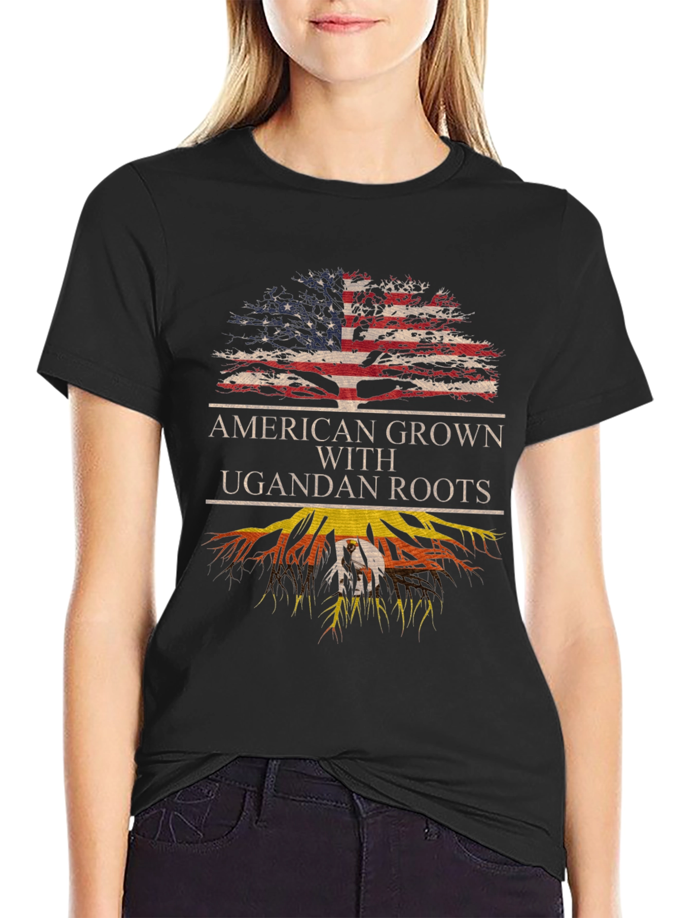 American Grown Ugandan Roots T-Shirt