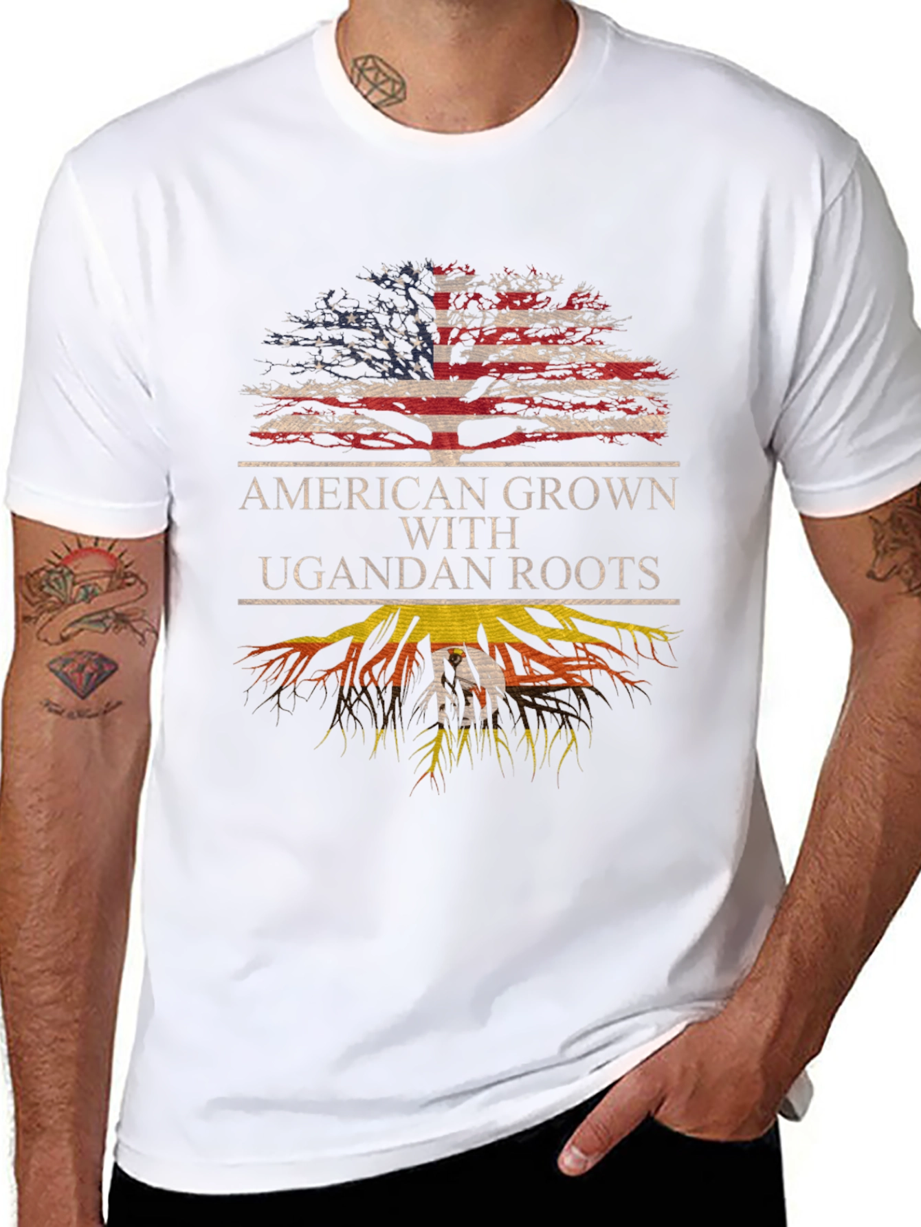 American Grown Ugandan Roots T-Shirt