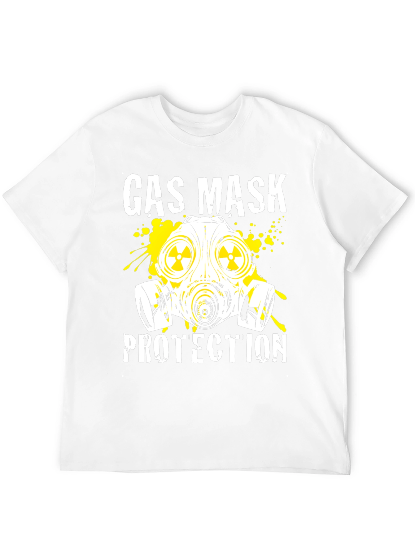 Gas Mask Protection Black T-Shirt