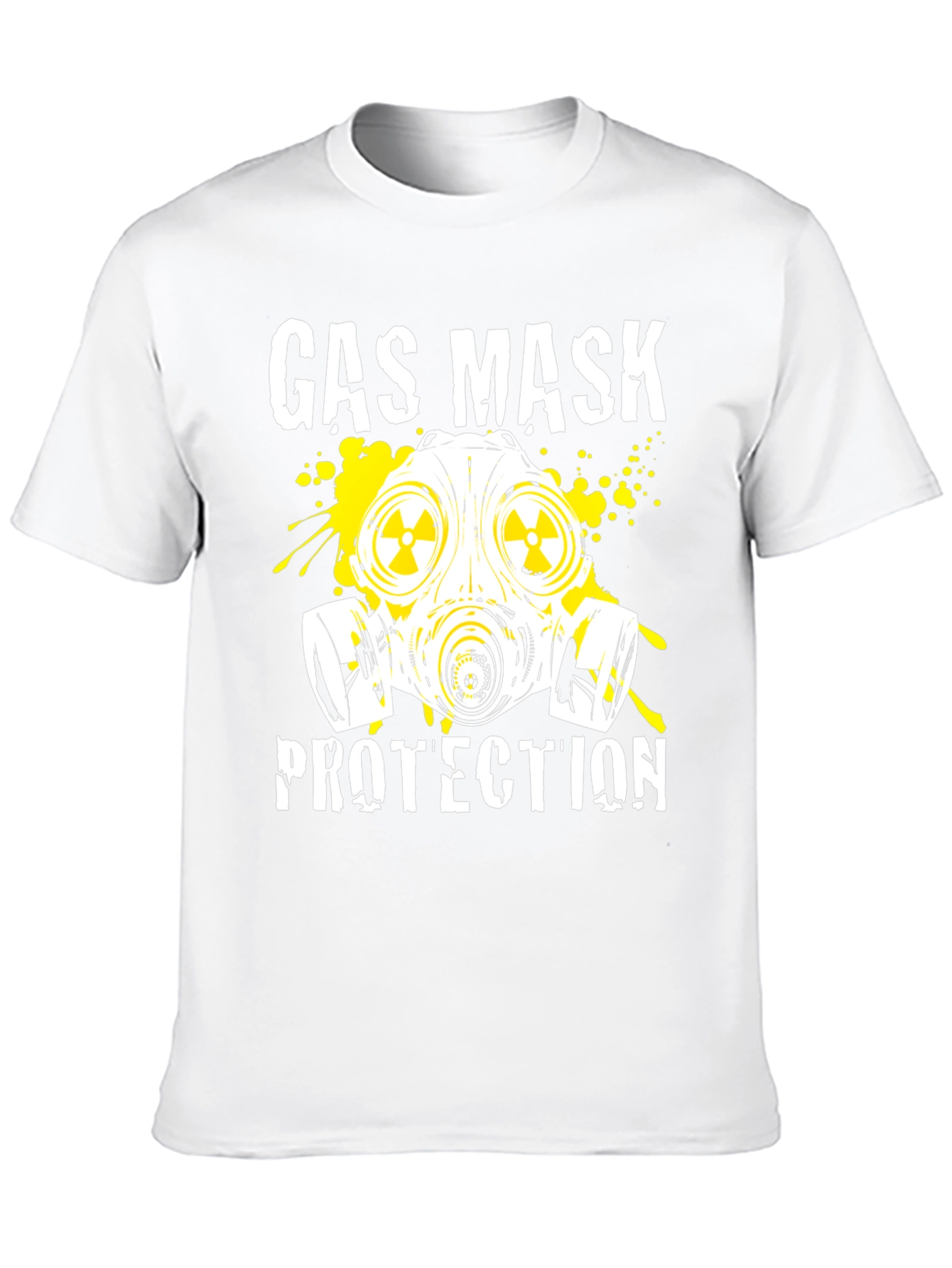 Gas Mask Protection Black T-Shirt