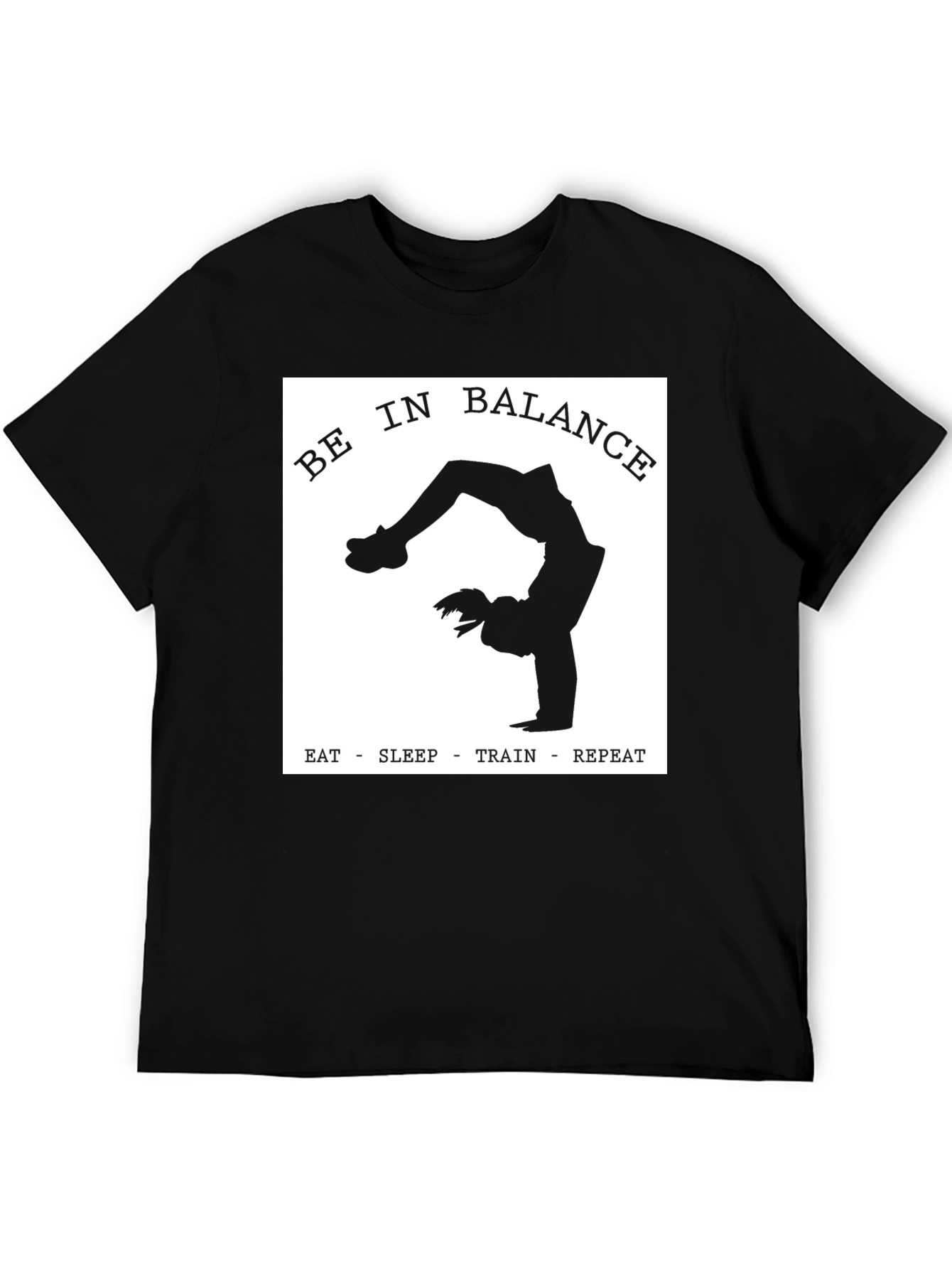 Be In Balance T-Shirt - Yoga Workout Tee