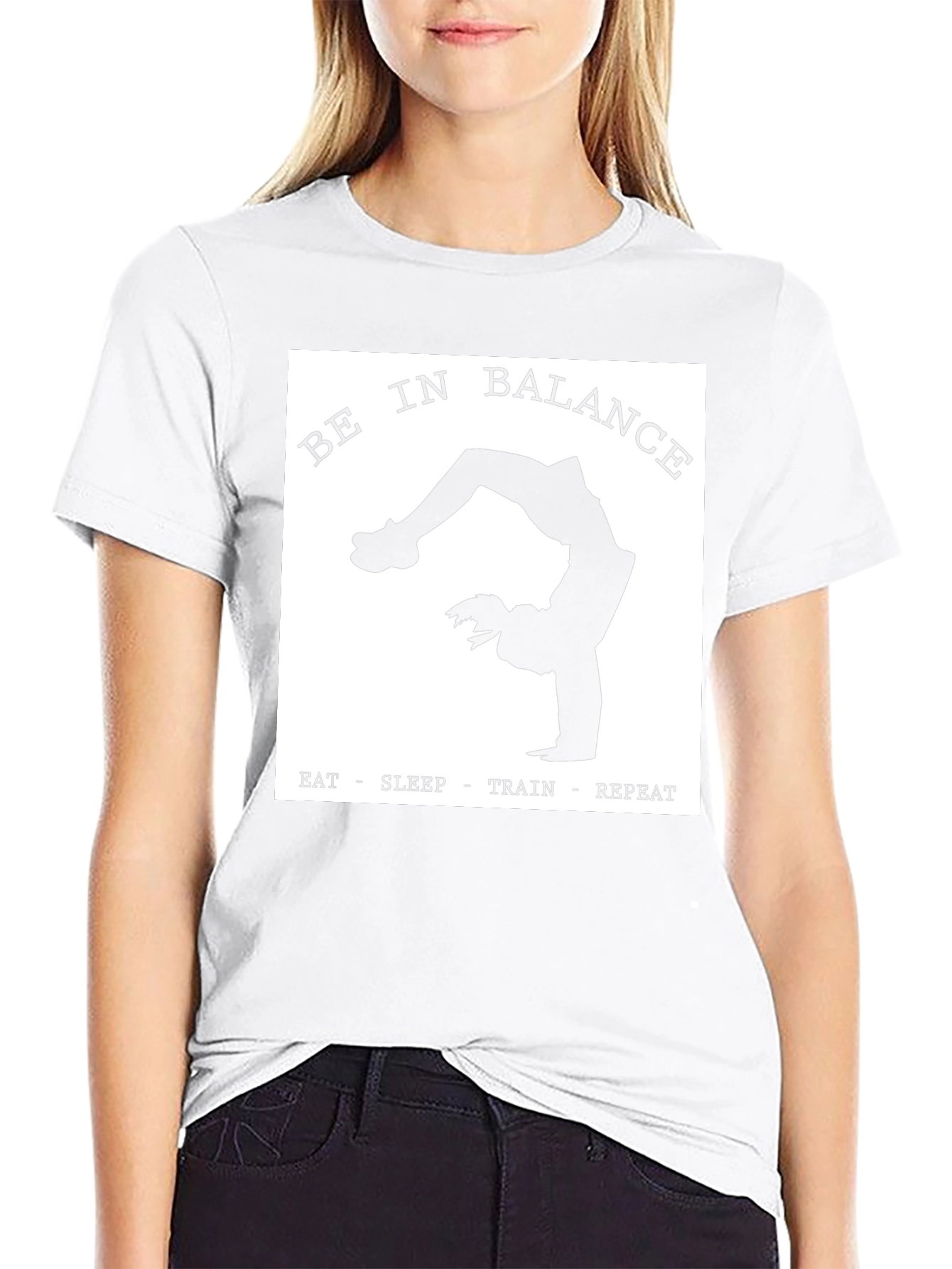 Be In Balance T-Shirt - Yoga Workout Tee