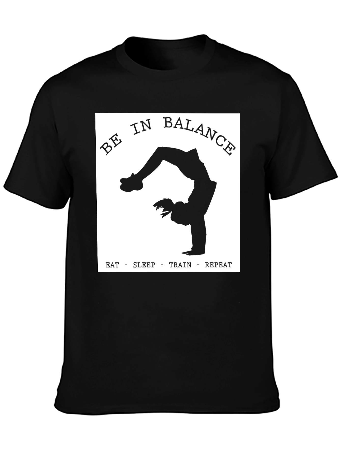 Be In Balance T-Shirt - Yoga Workout Tee
